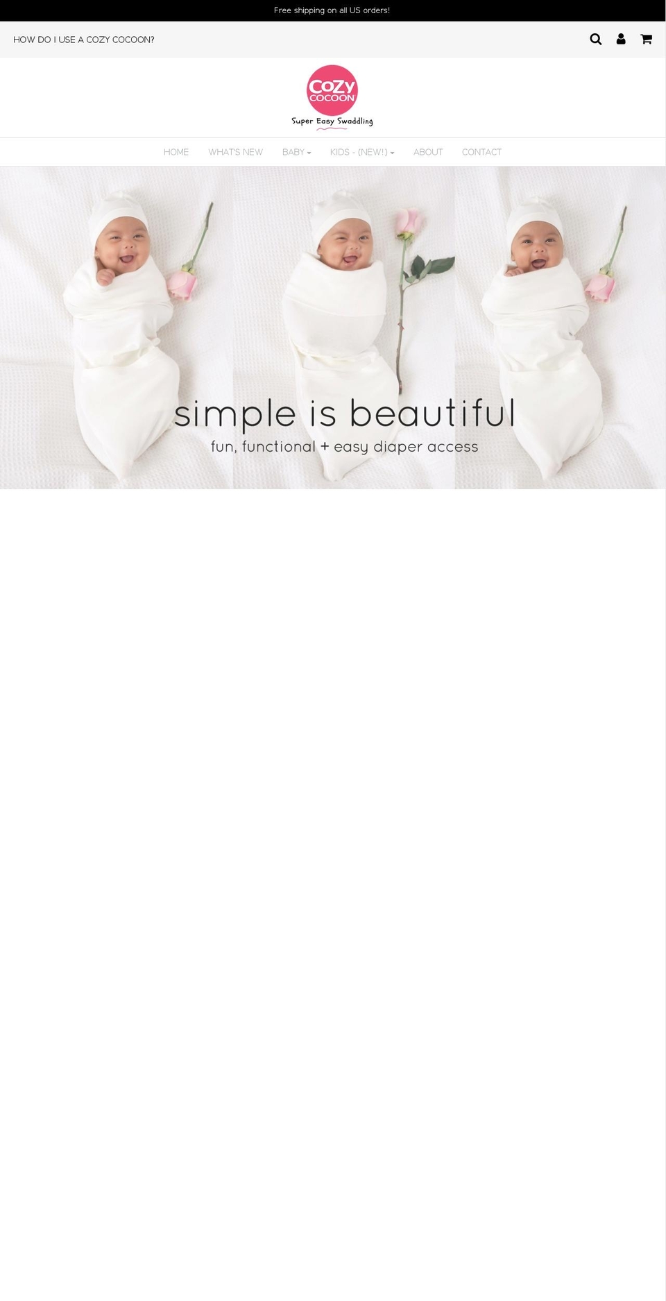 babybodysock.com shopify website screenshot