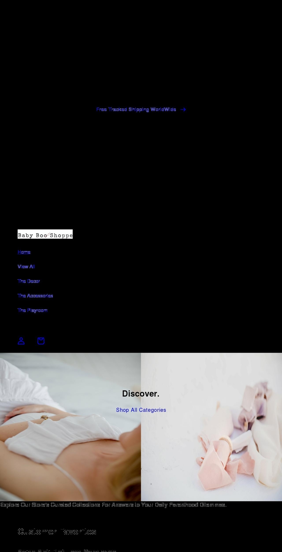 babybooshoppe.com shopify website screenshot