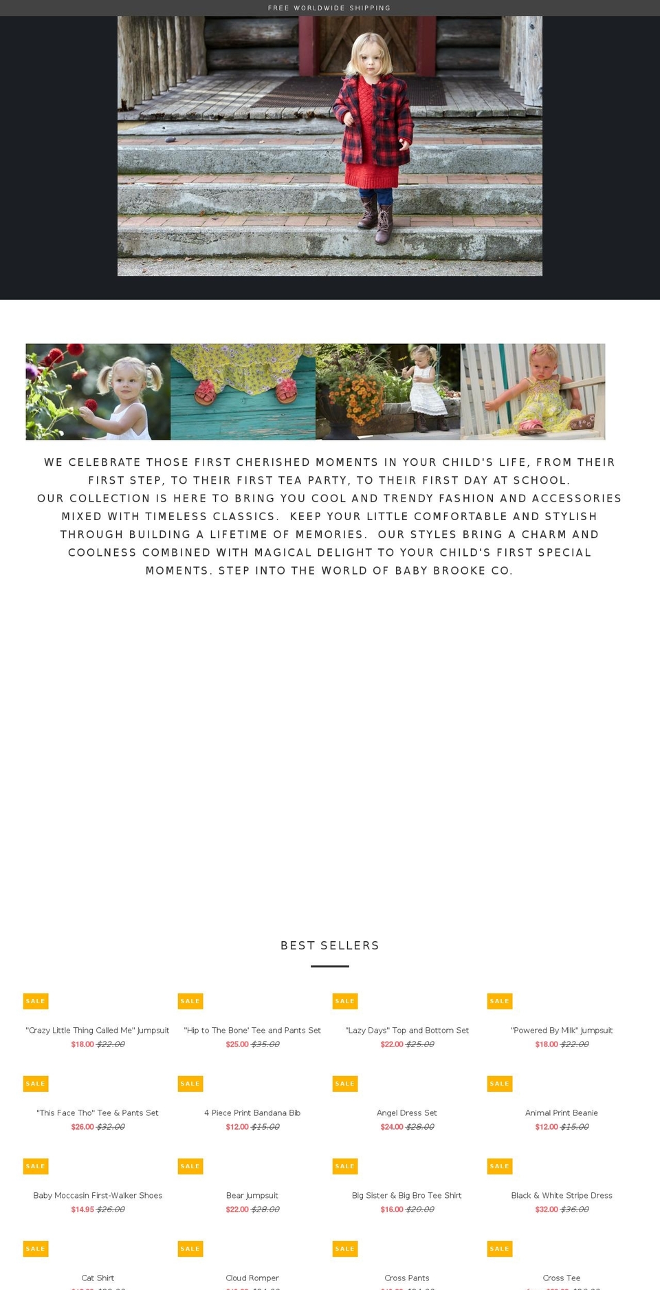 babybrookeco.com shopify website screenshot