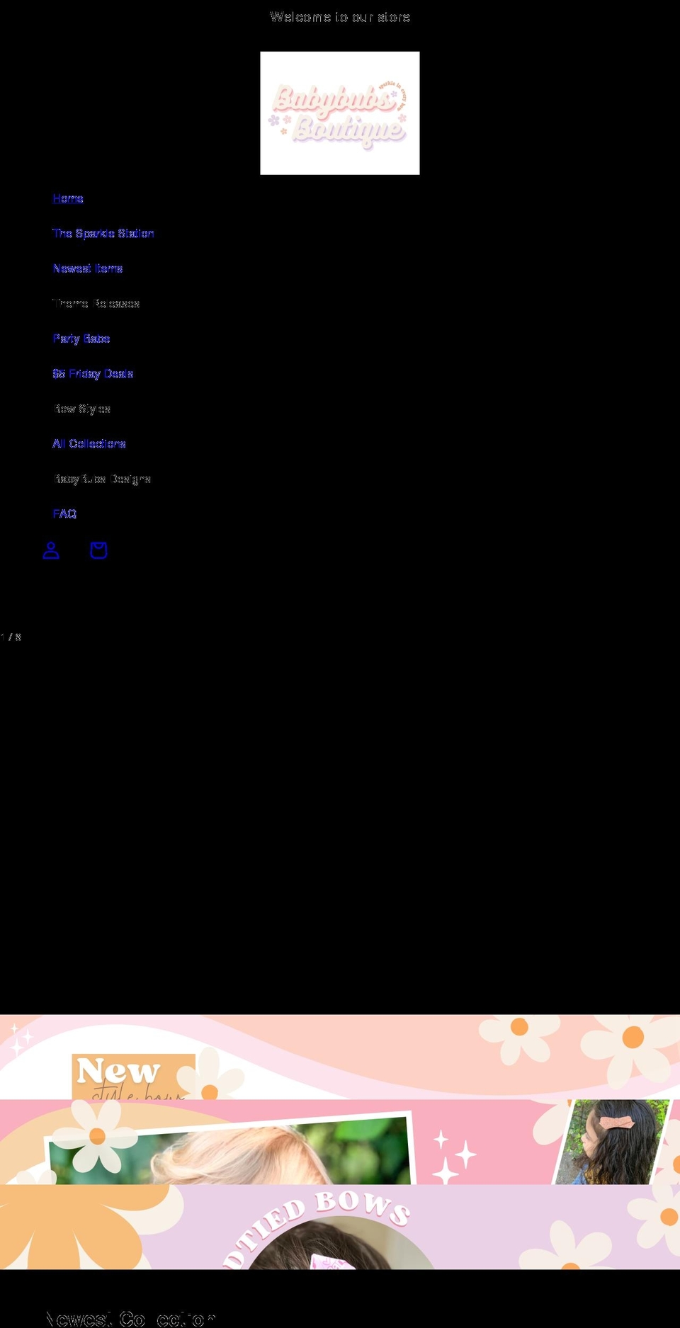 babybubsboutique.com shopify website screenshot