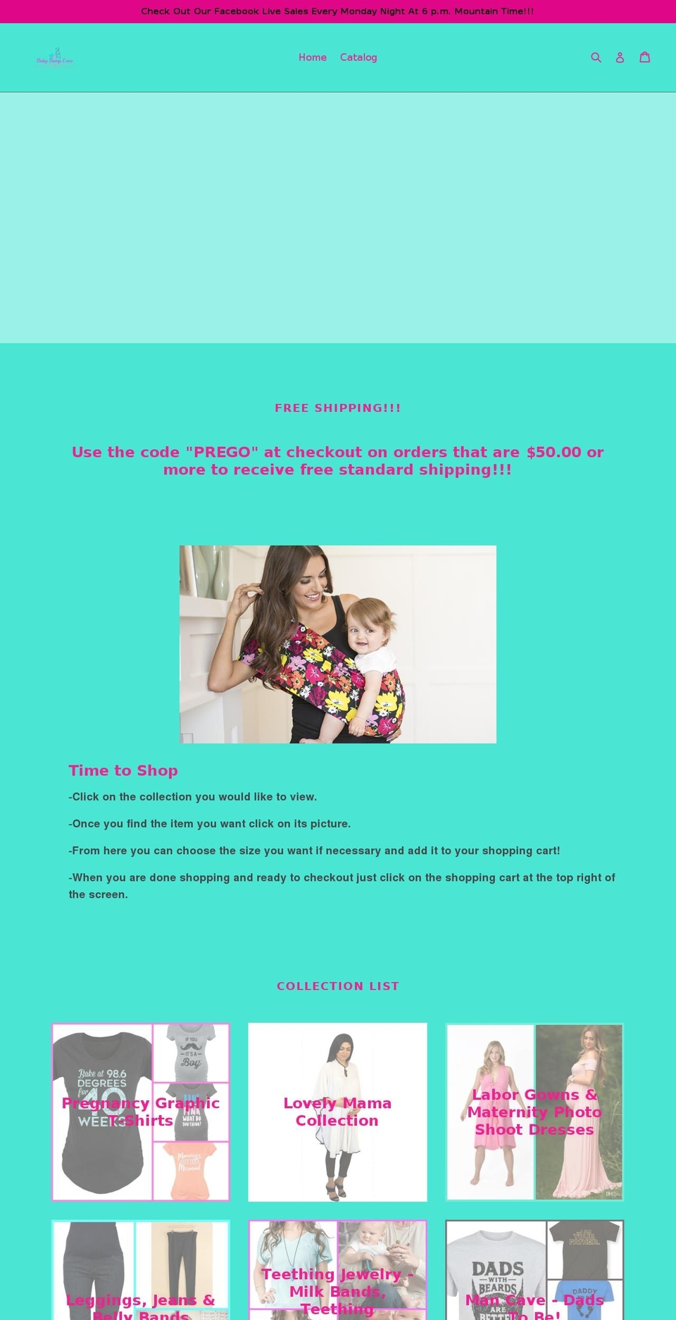babybumplovellc.com shopify website screenshot