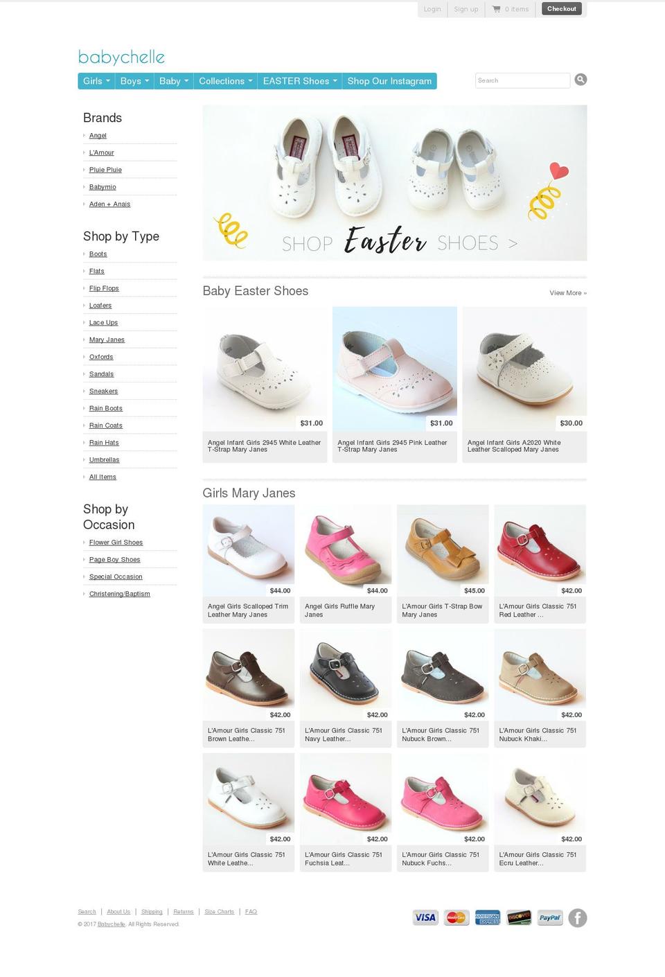 babychelle.com shopify website screenshot