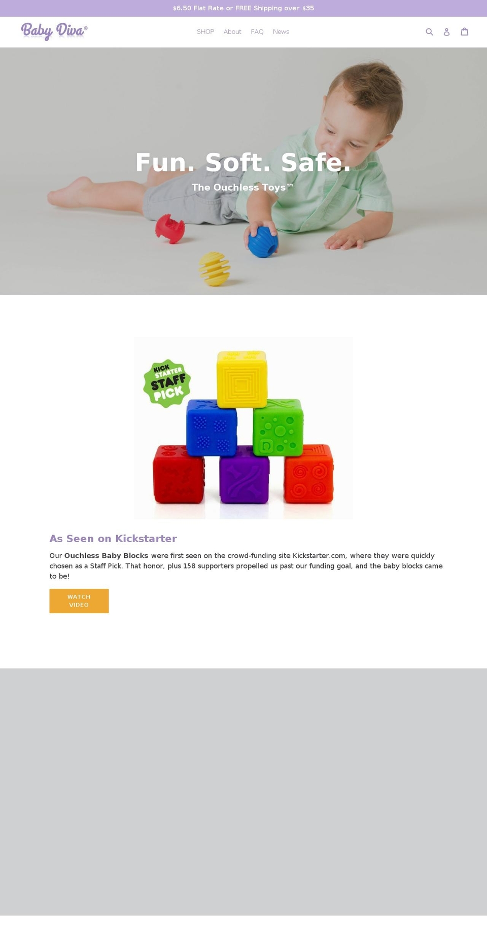 babydiva.net shopify website screenshot