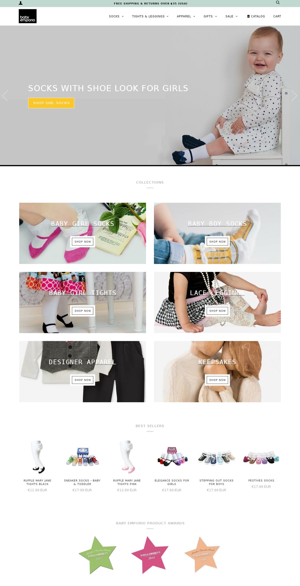 babyemporio.nl shopify website screenshot