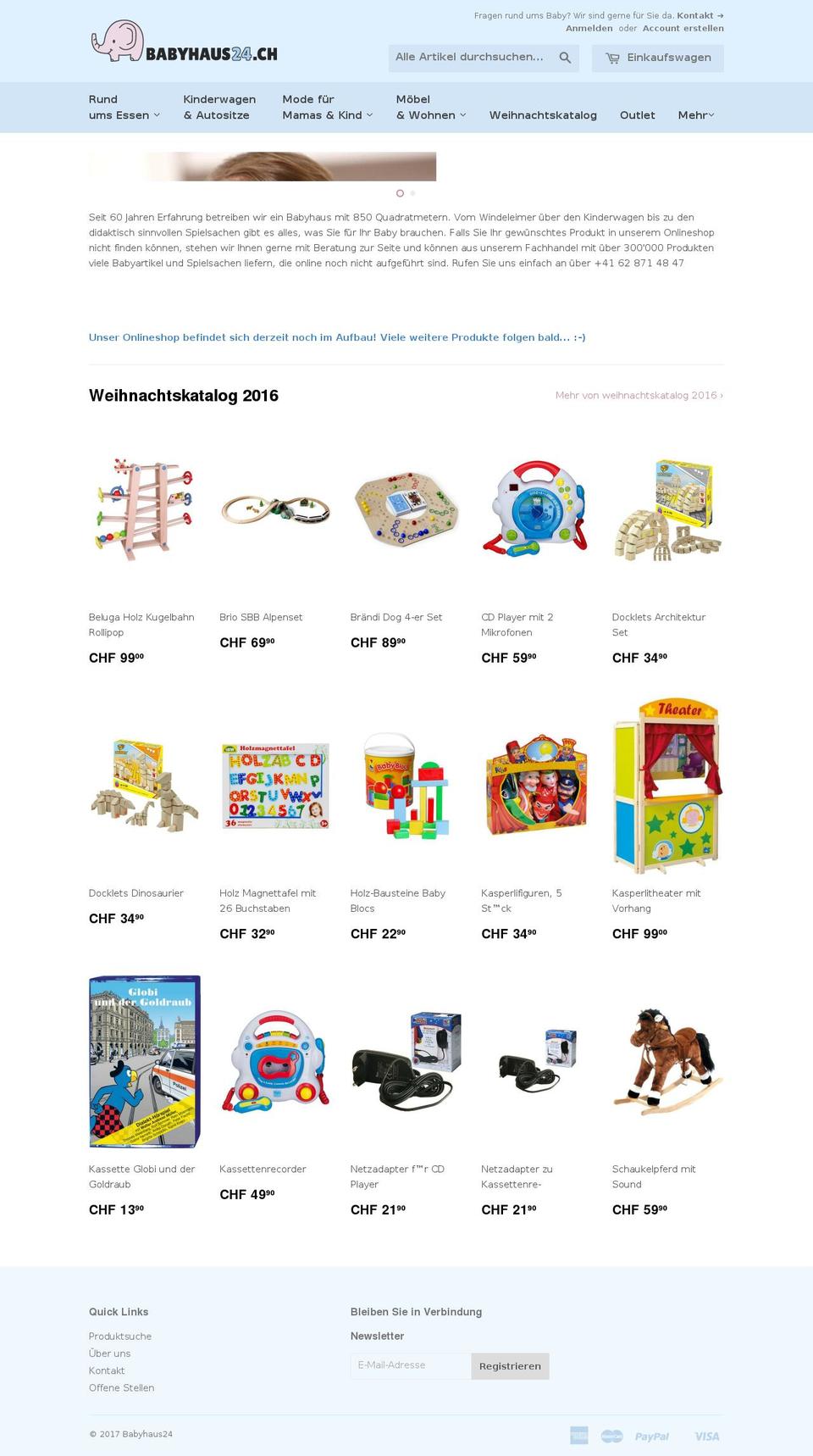 babyhaus24.com shopify website screenshot