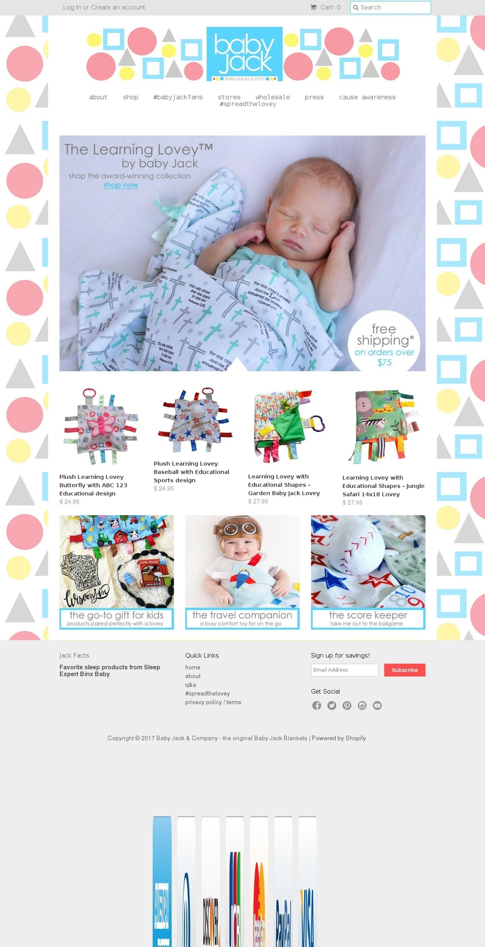 babyjackco.com shopify website screenshot