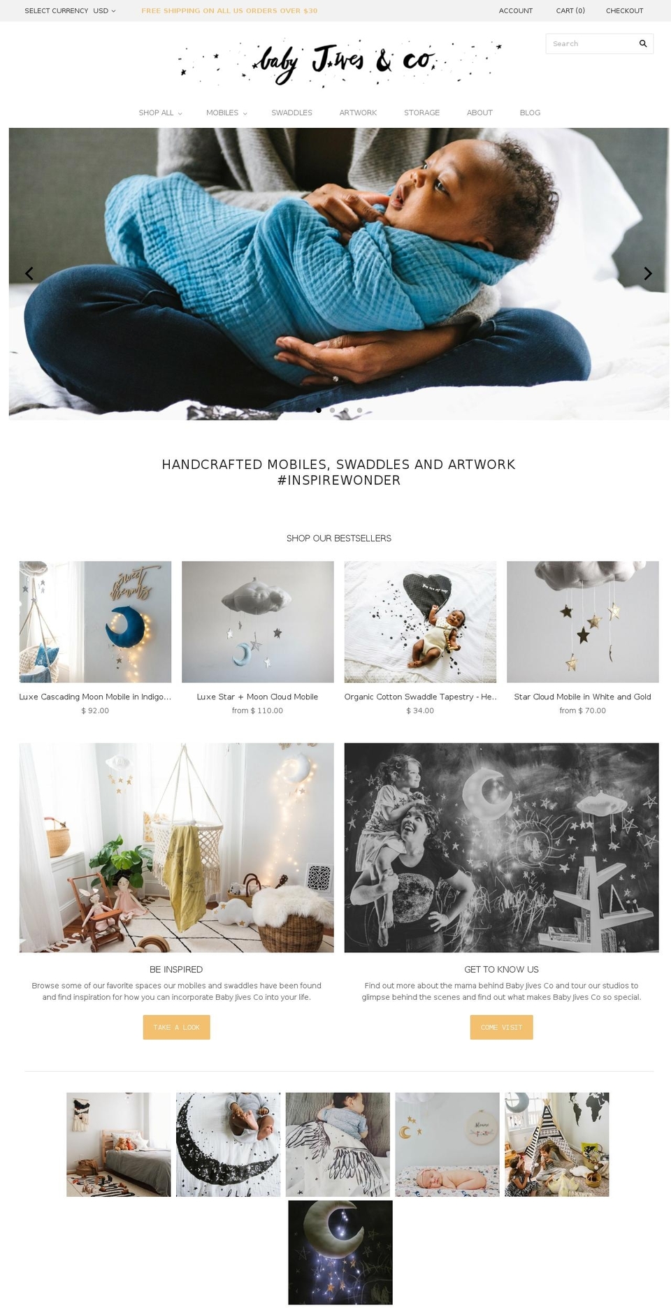 babyjives.com shopify website screenshot