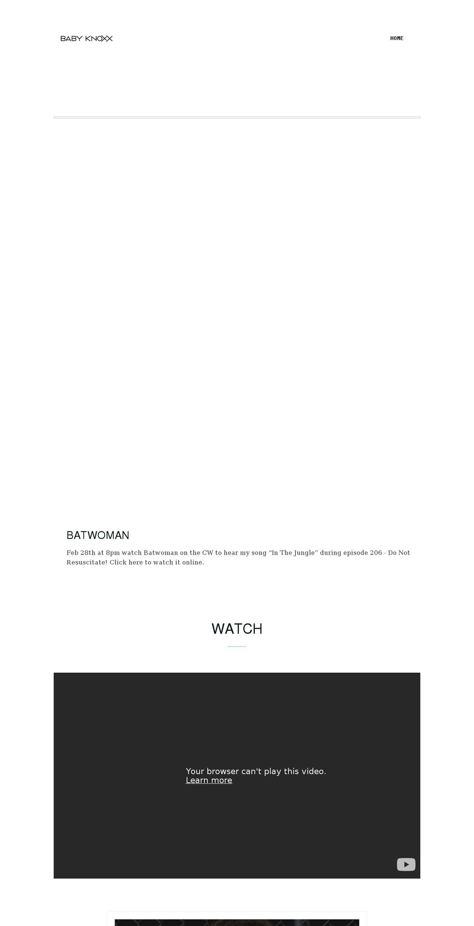 babyknoxx.com shopify website screenshot