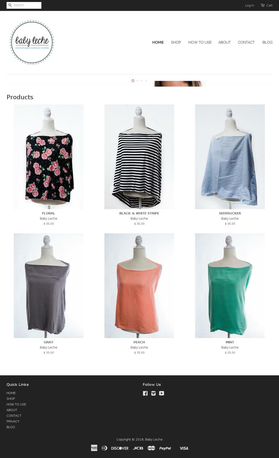 babyleche.com — Shopify storefront screenshot