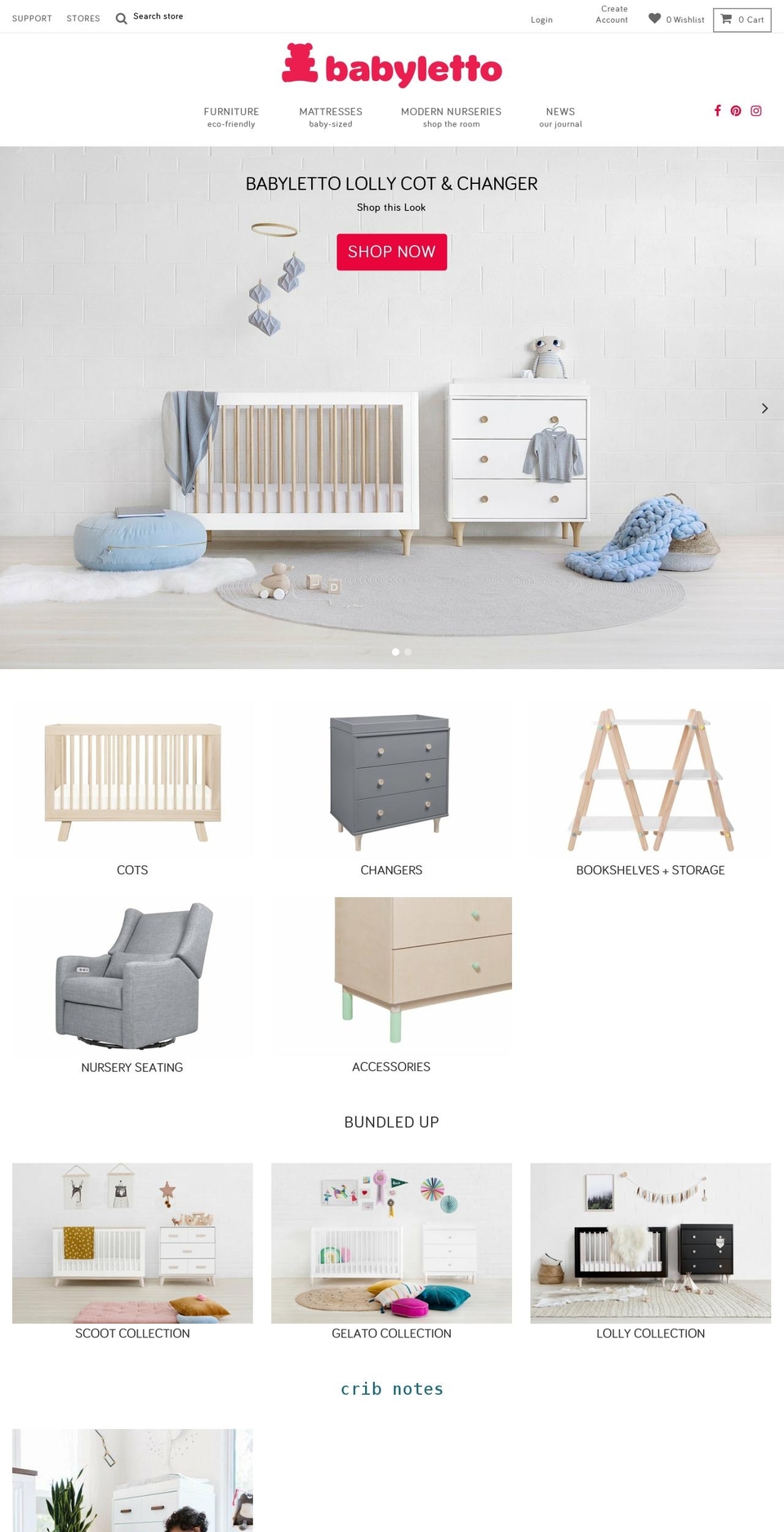 babyletto.com.au shopify website screenshot