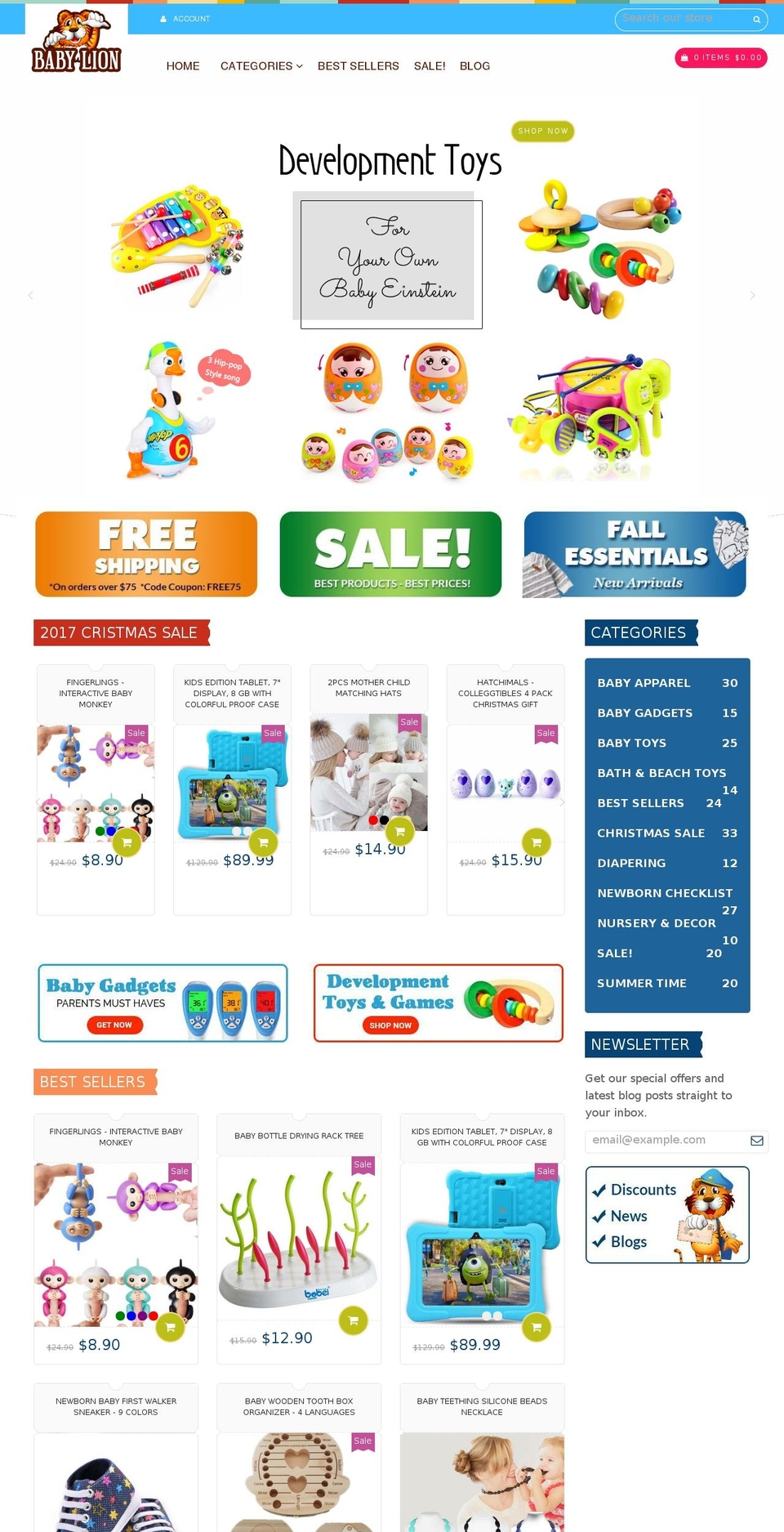 babylionshop.com shopify website screenshot