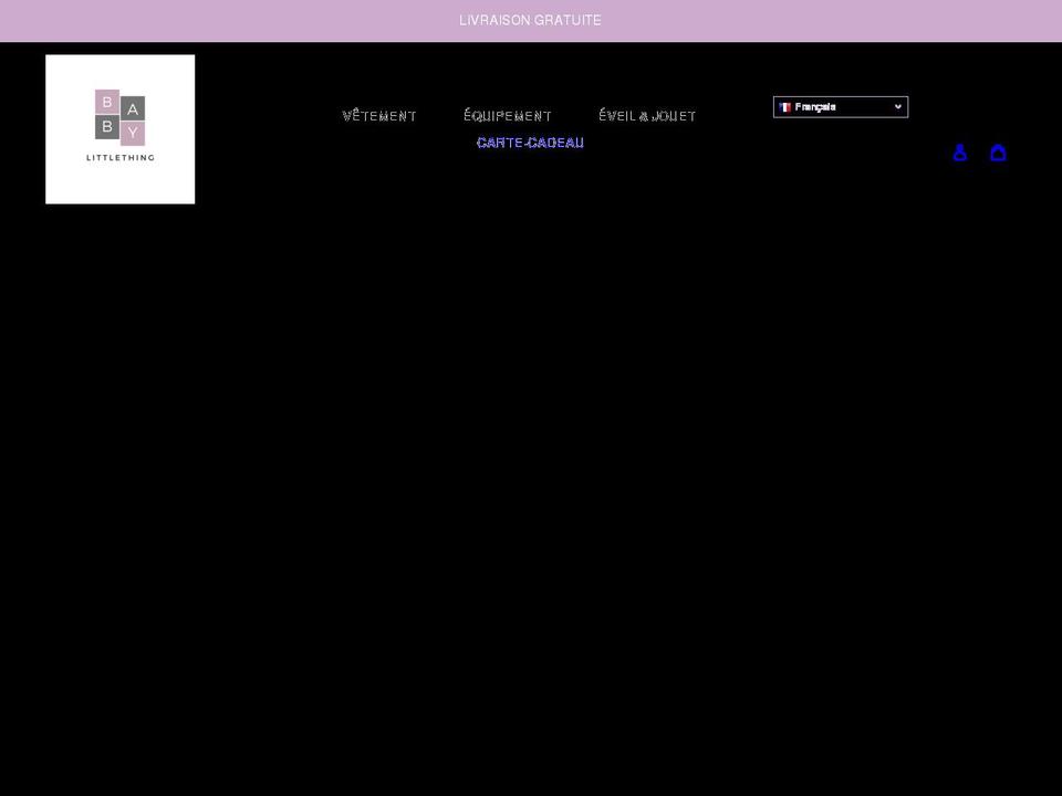 babylittlething.com shopify website screenshot