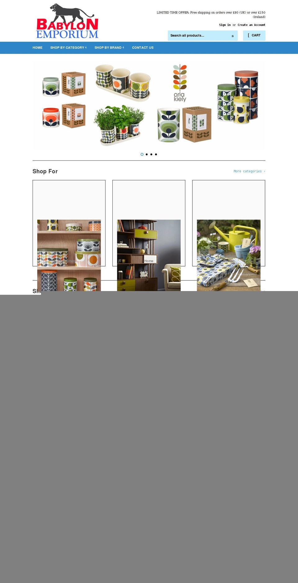 babylonemporium.co.uk shopify website screenshot