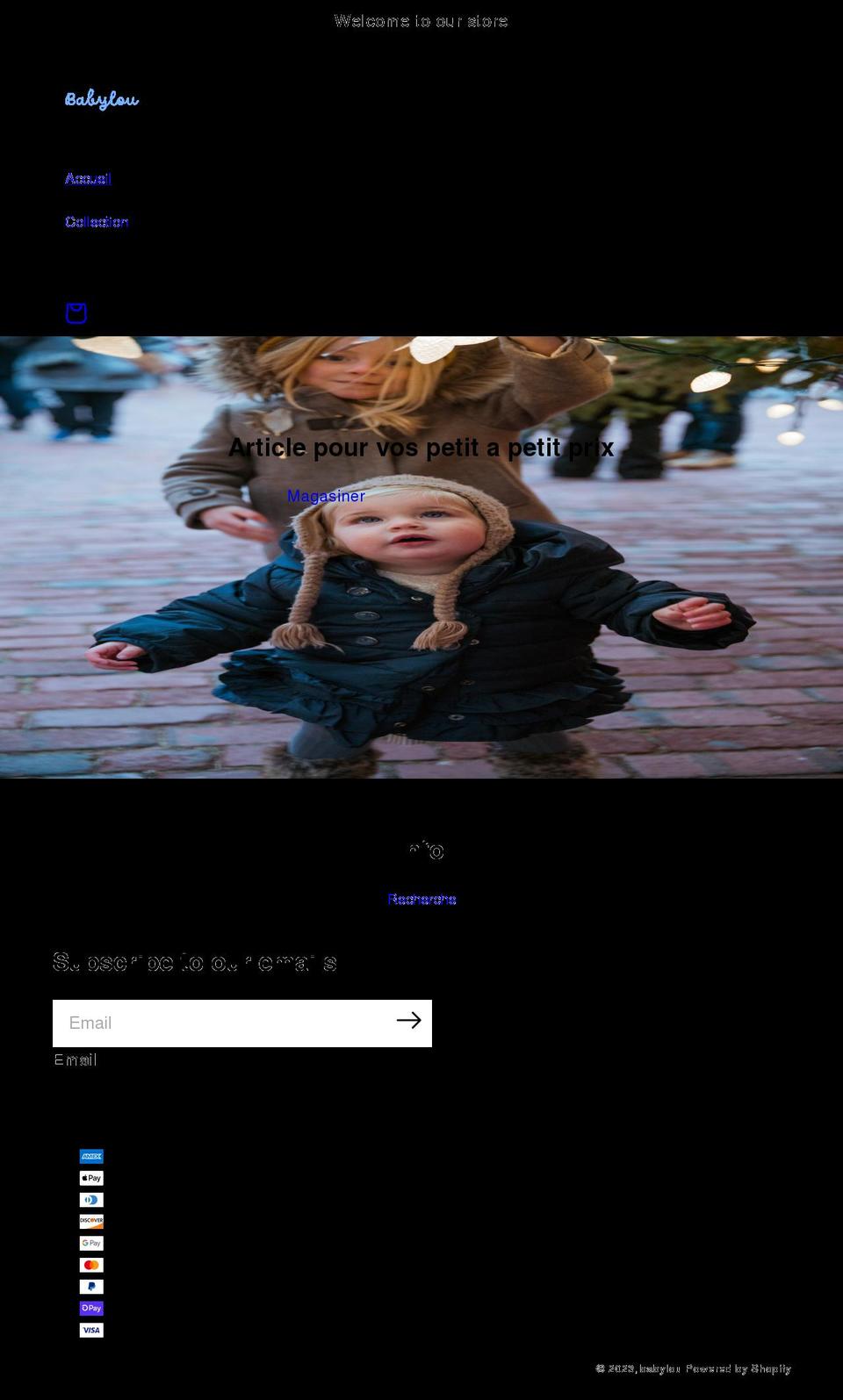babylou.net shopify website screenshot