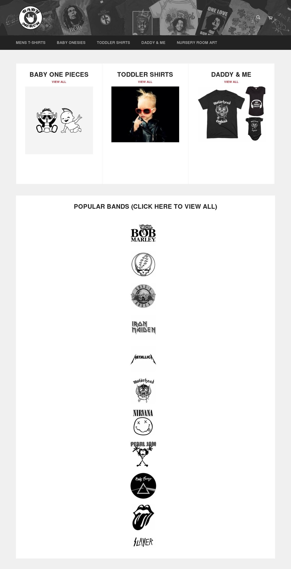 babymerch.com shopify website screenshot