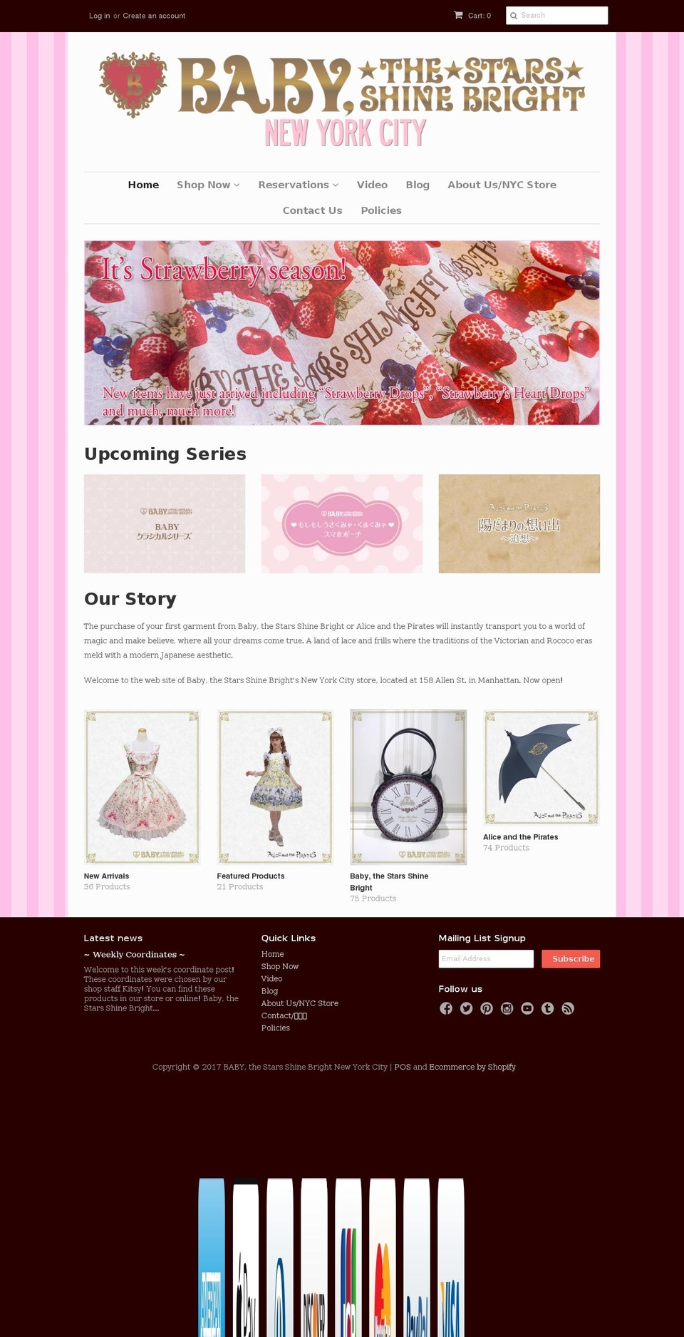 babynewyorkcity.com shopify website screenshot