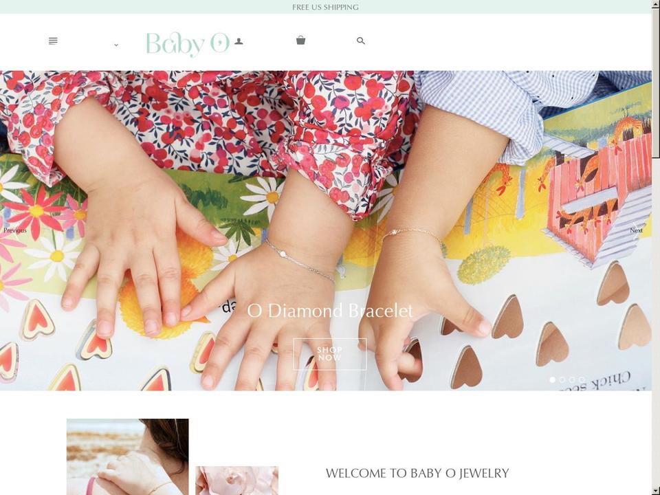 babyojewelry.com — Shopify storefront screenshot