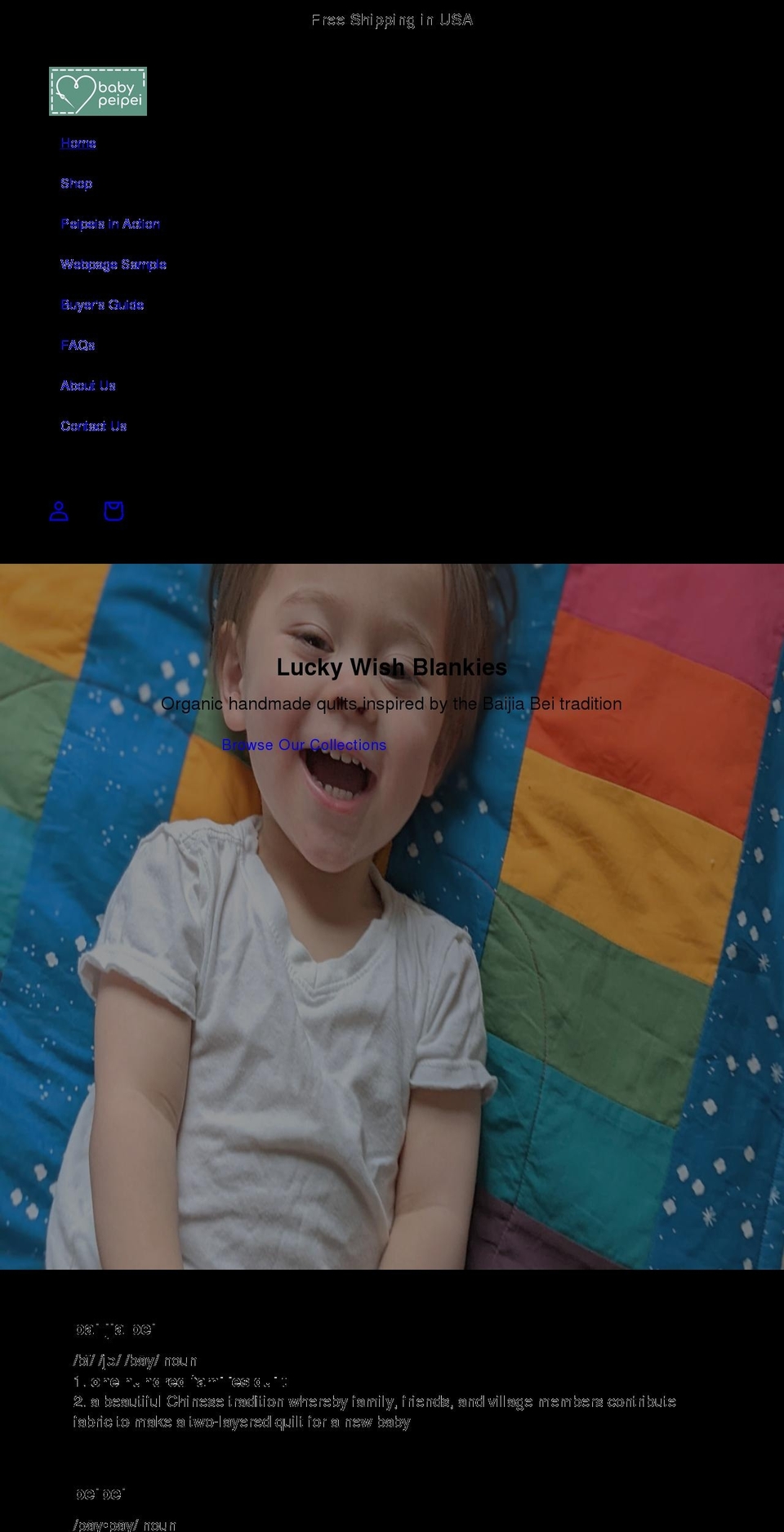 babypeipei.com shopify website screenshot