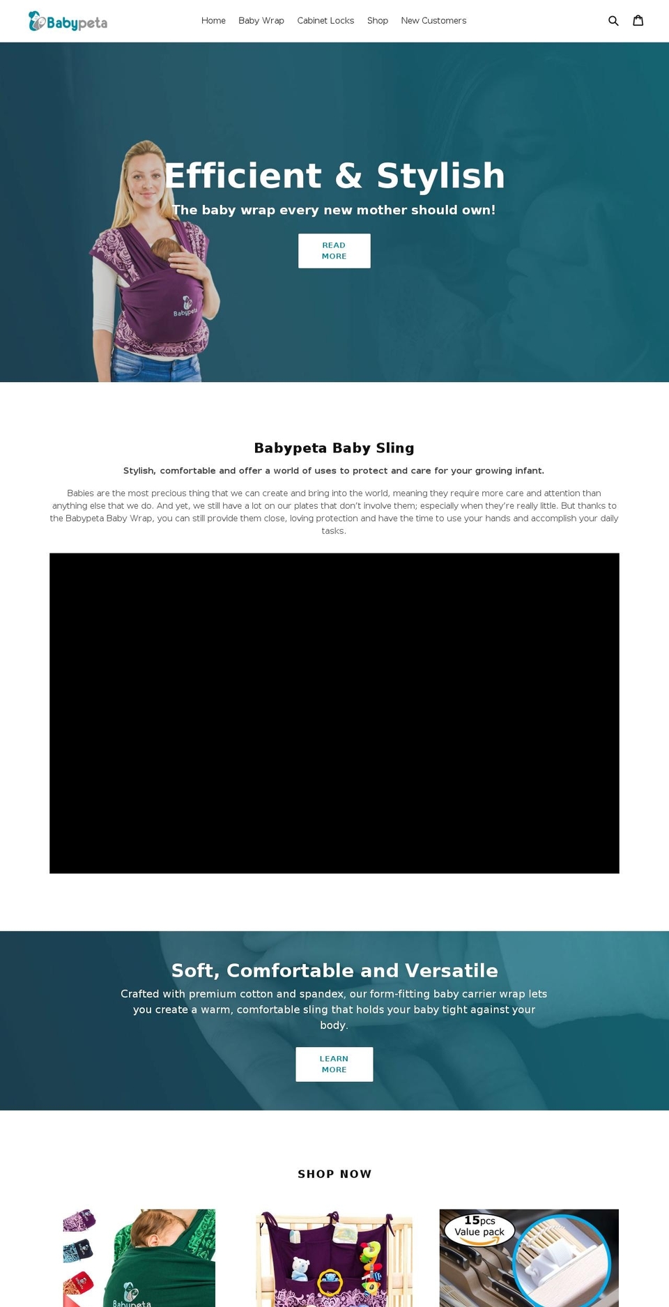 babypeta.com — Shopify storefront screenshot