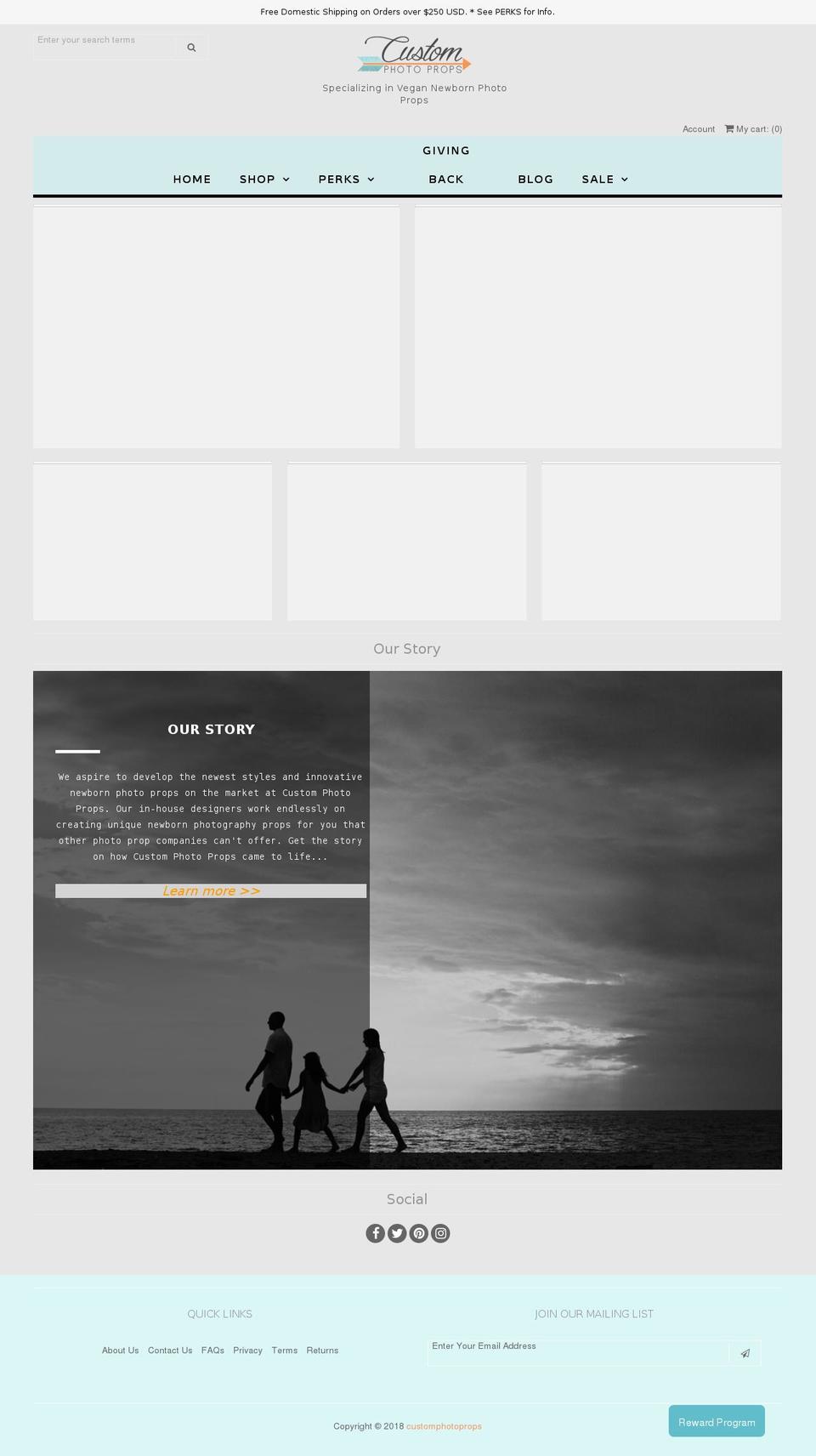 Underground - Vantage - 6\/12\/18 Shopify theme site example babyphotoprops.co