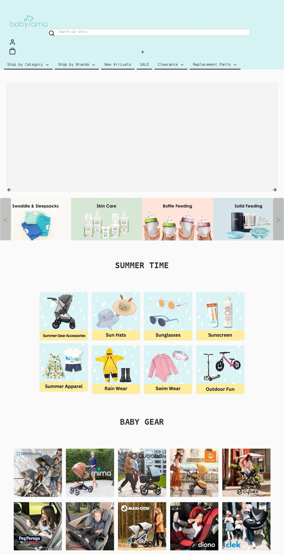 babyrama.ca shopify website screenshot