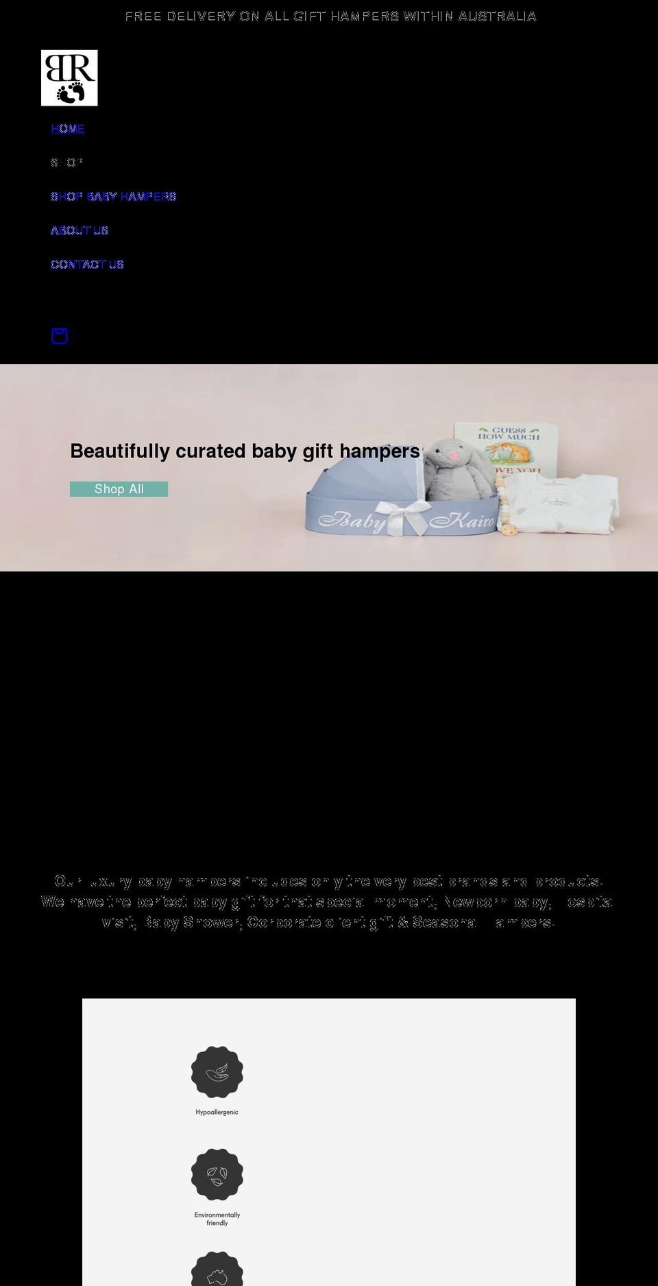 babyraz.com.au shopify website screenshot