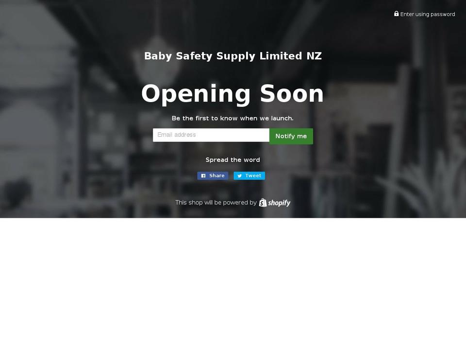 babysafetysupply.com — Shopify storefront screenshot