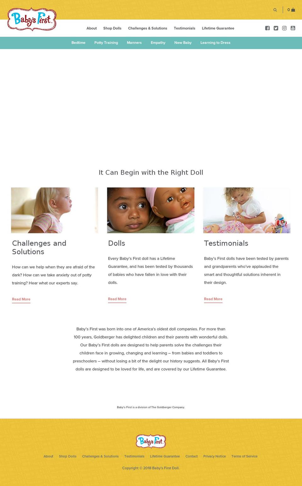 Baby First Shopify theme site example babysfirstcompany.com