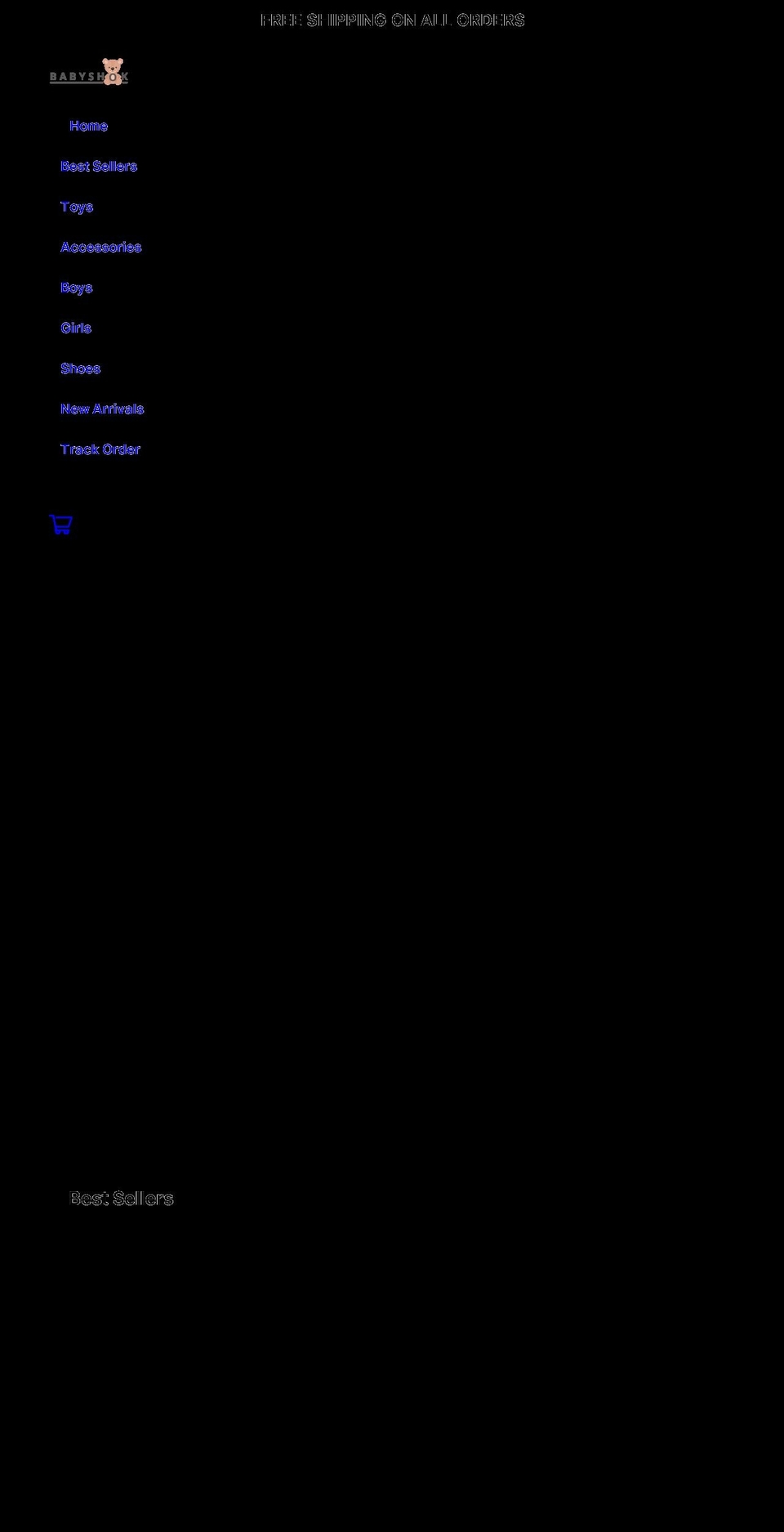 babyshok.com shopify website screenshot