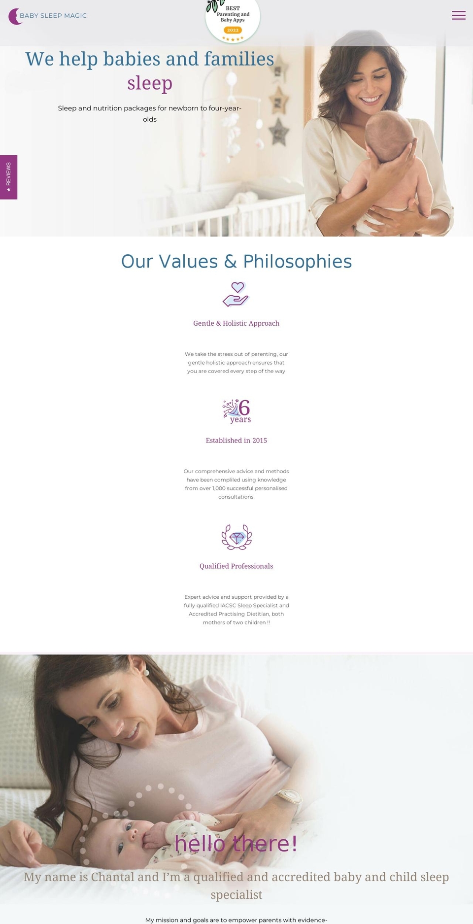 babysleepmagic.com shopify website screenshot