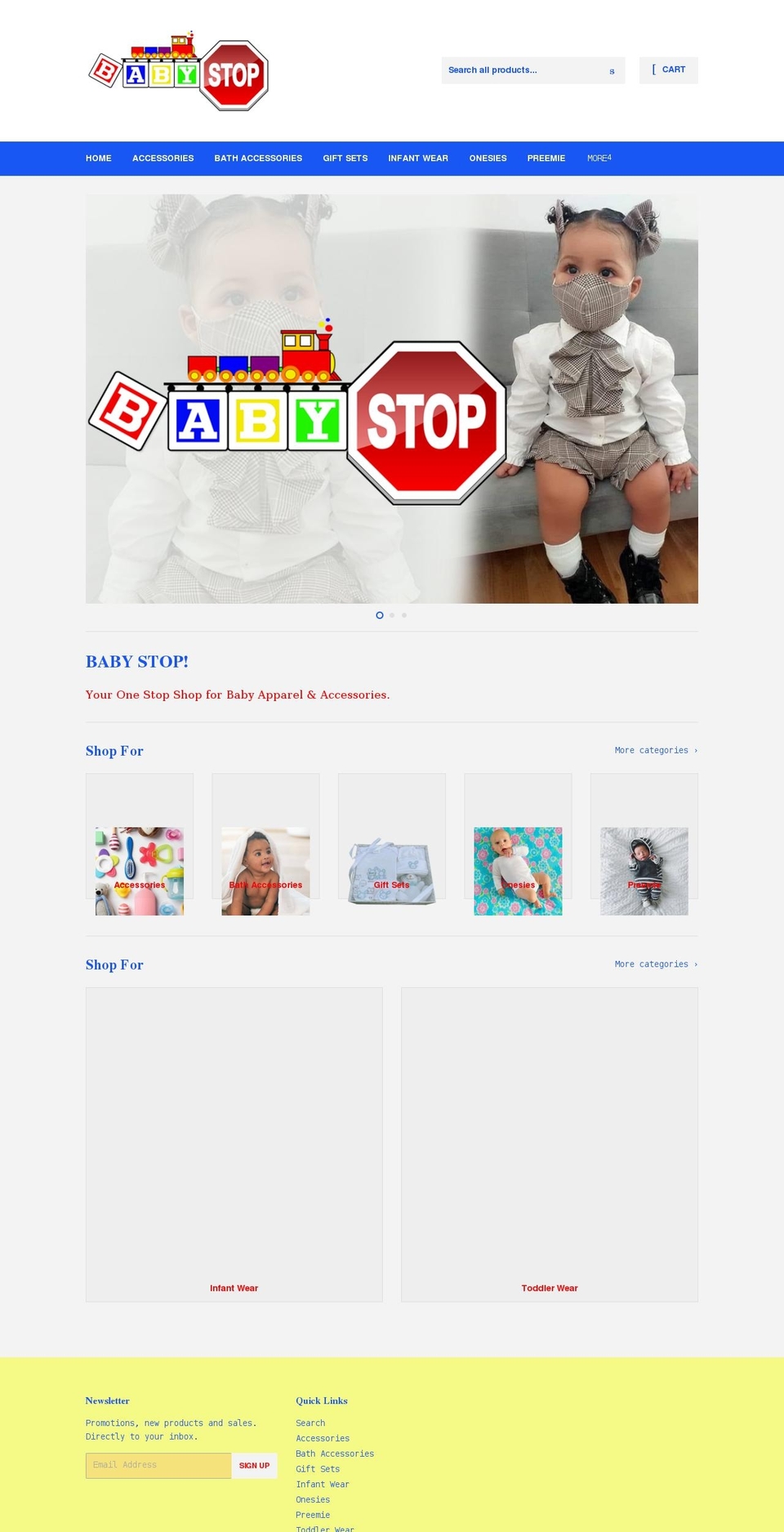 babystopllc.com shopify website screenshot