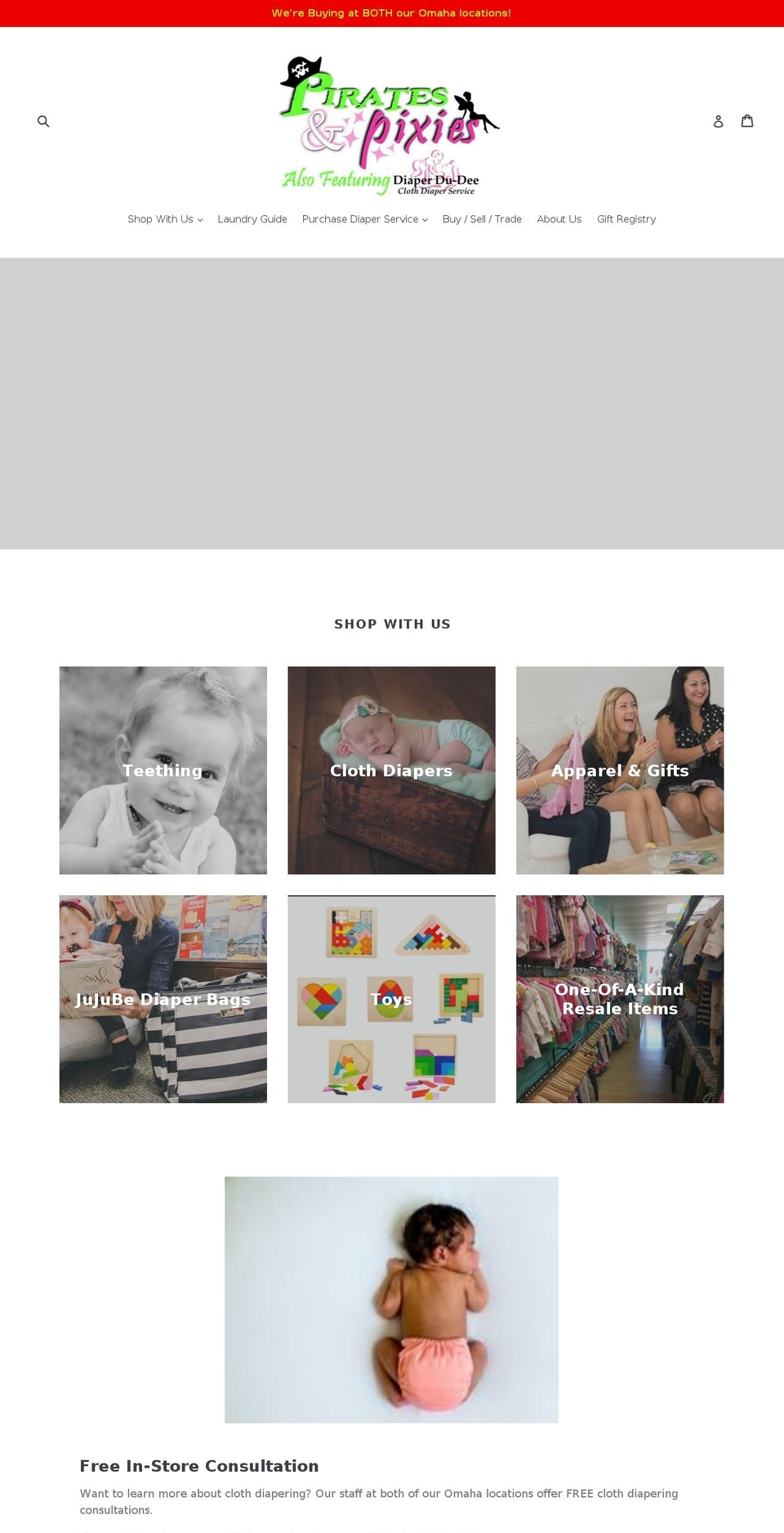 babystoreomaha.com — Shopify storefront screenshot