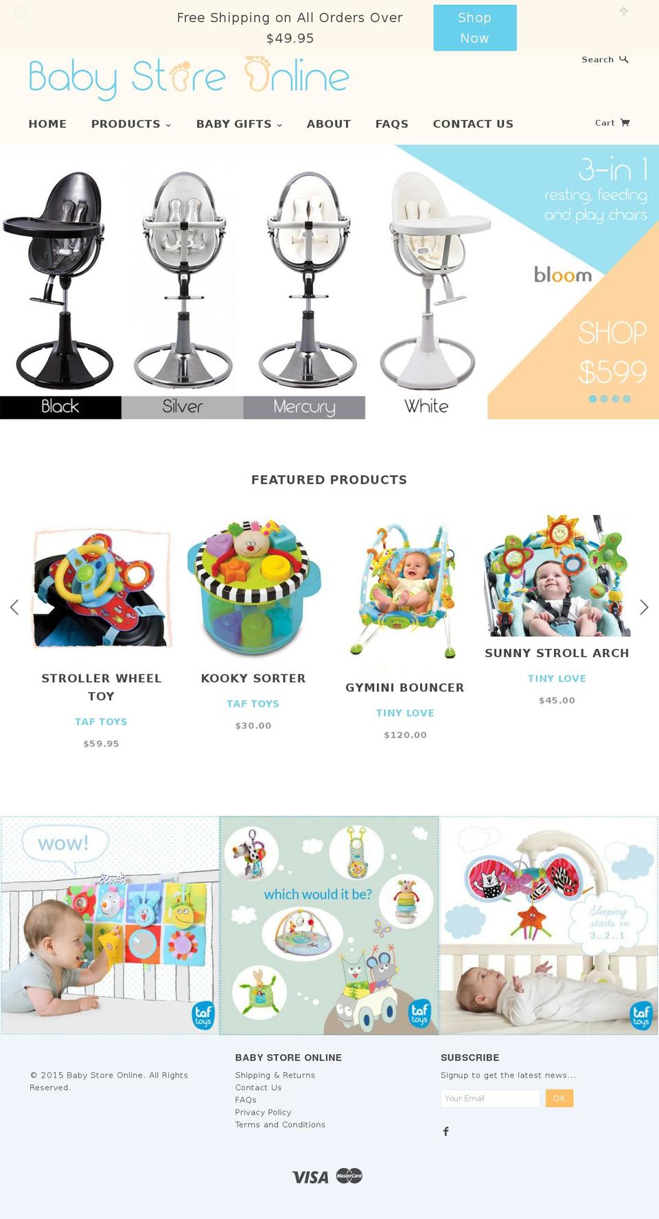 babystoreonline.co.nz shopify website screenshot