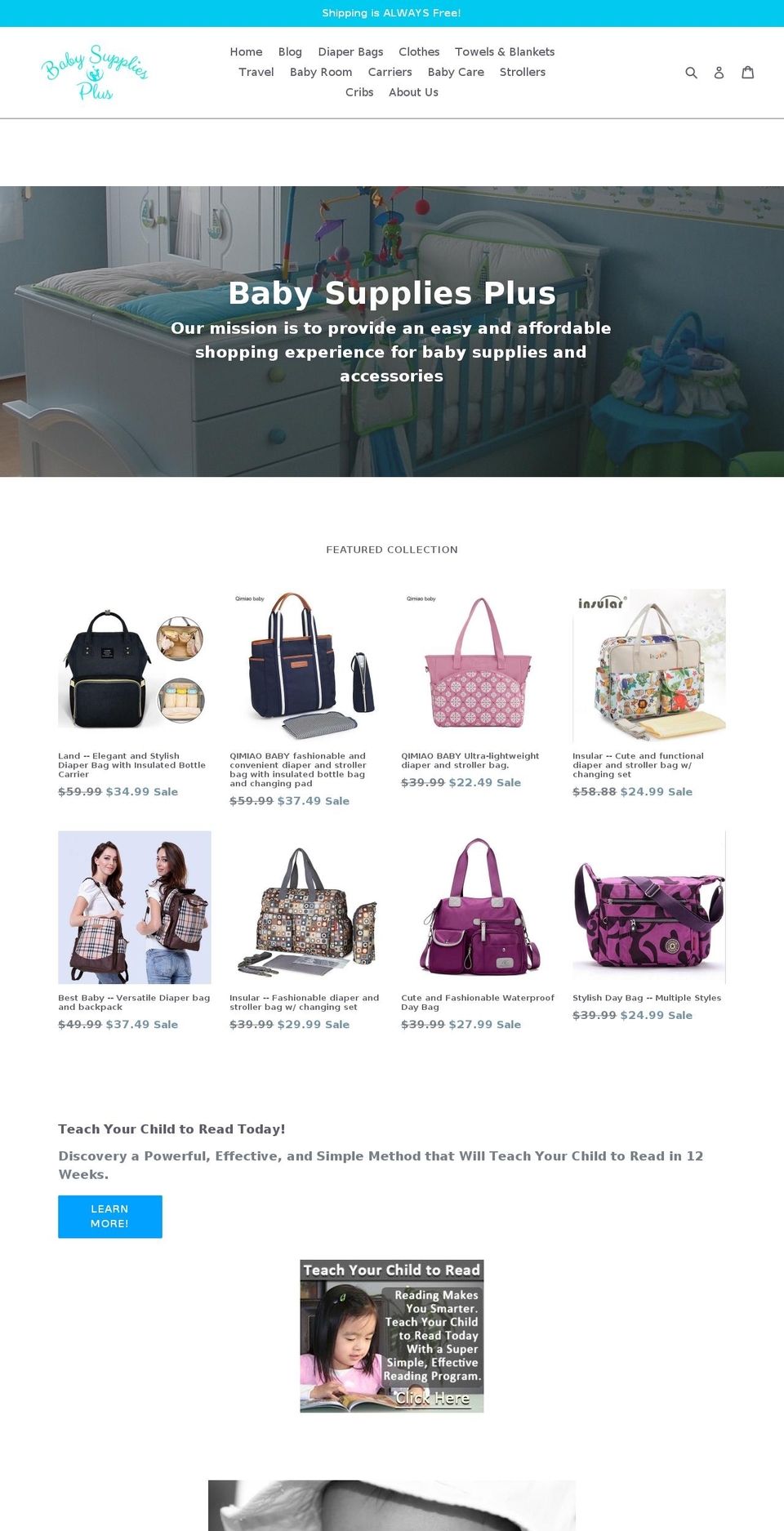 babysuppliesplus.com — Shopify storefront screenshot