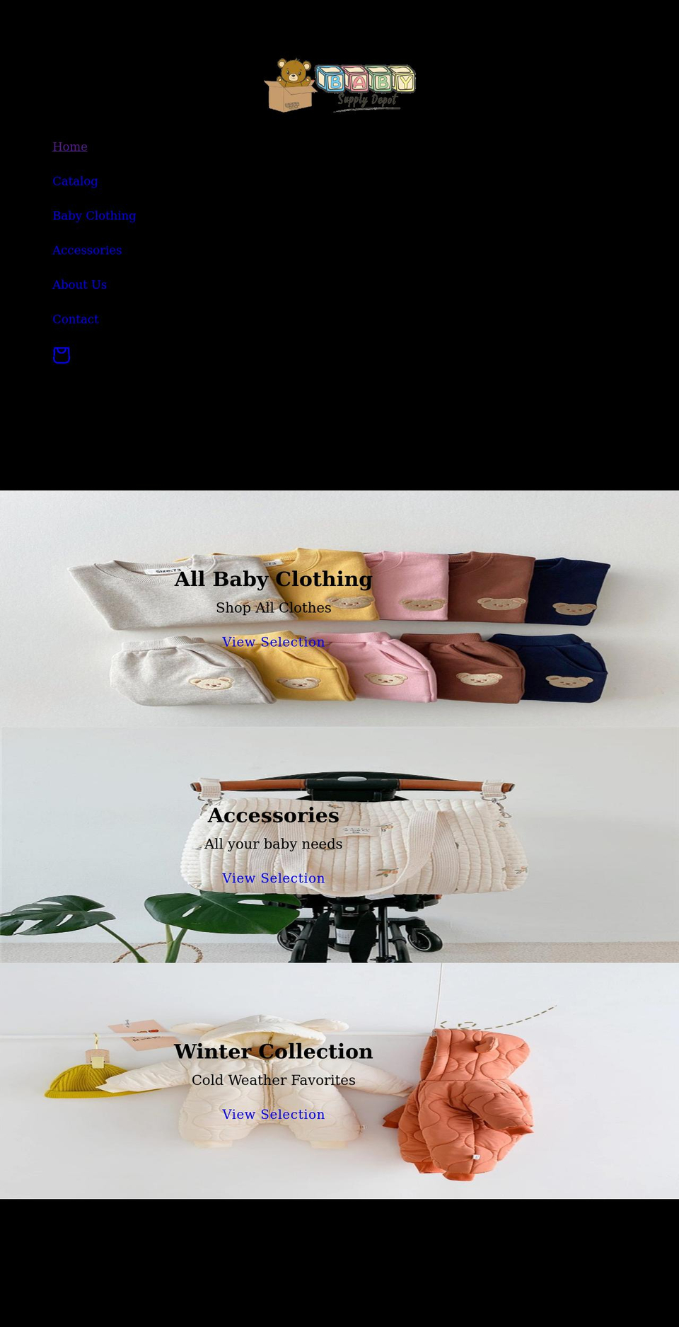 babysupplydepot.com shopify website screenshot