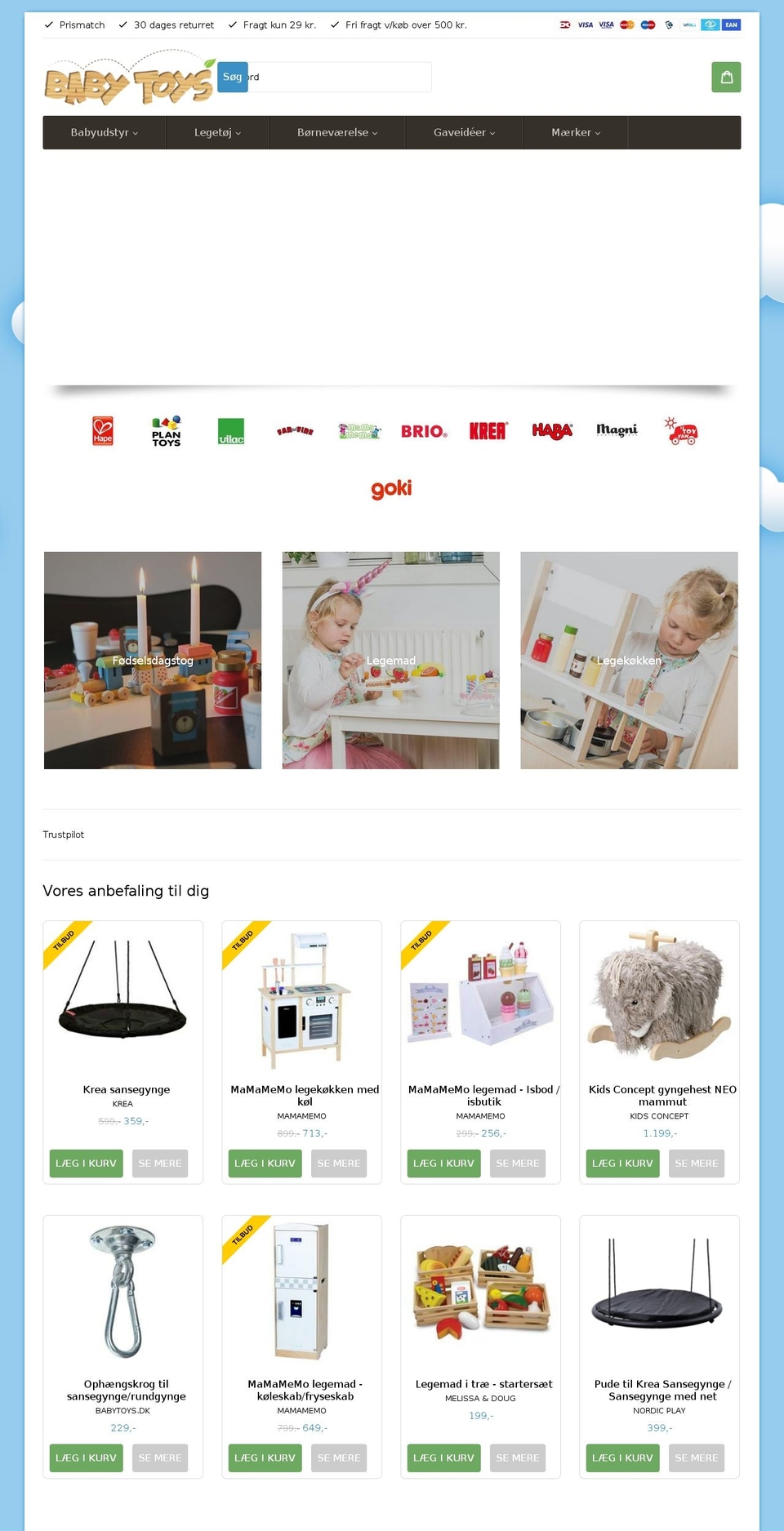 BabyToys Backup 04. jul 18 Shopify theme site example babytoy.dk