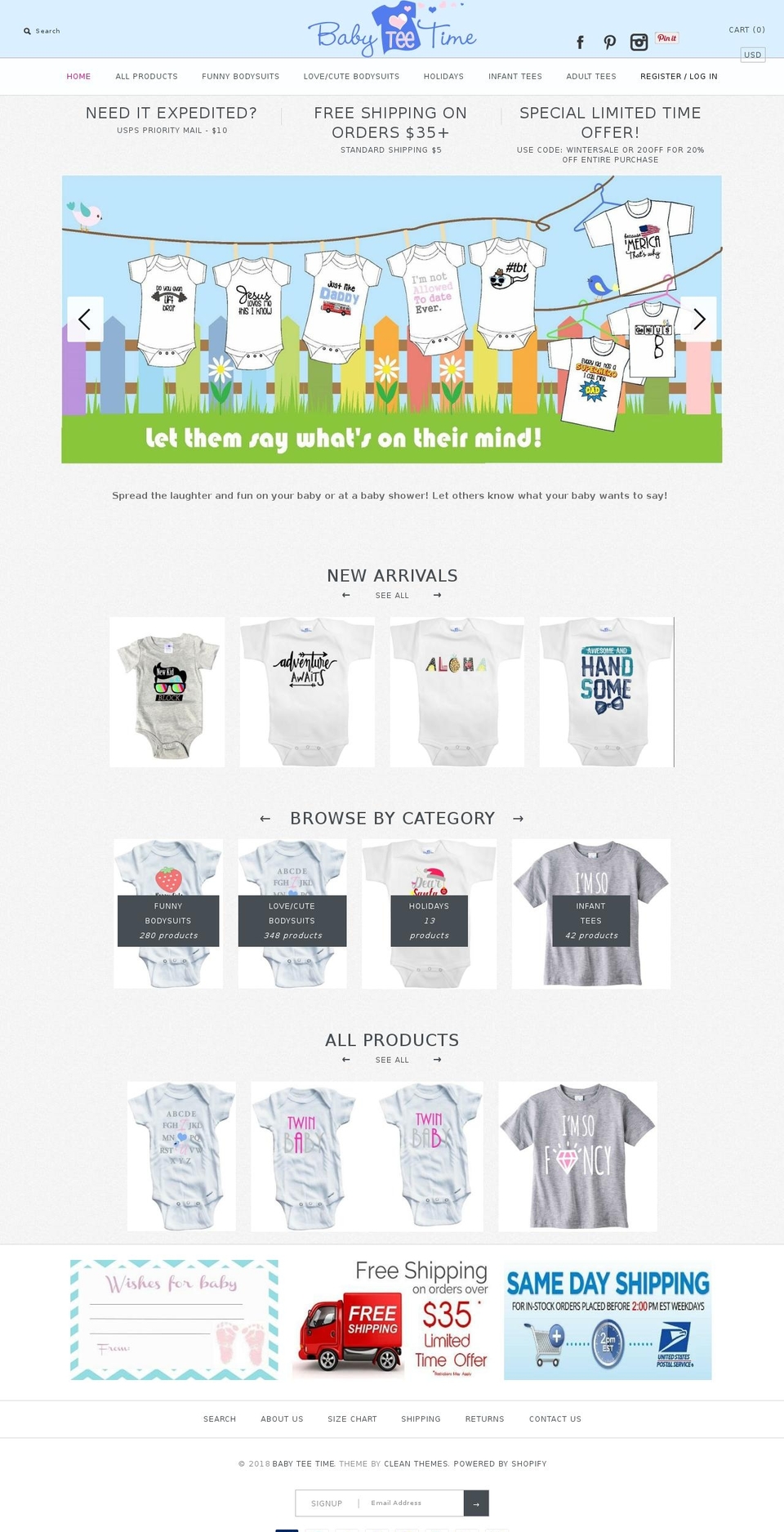 babyttime.net shopify website screenshot