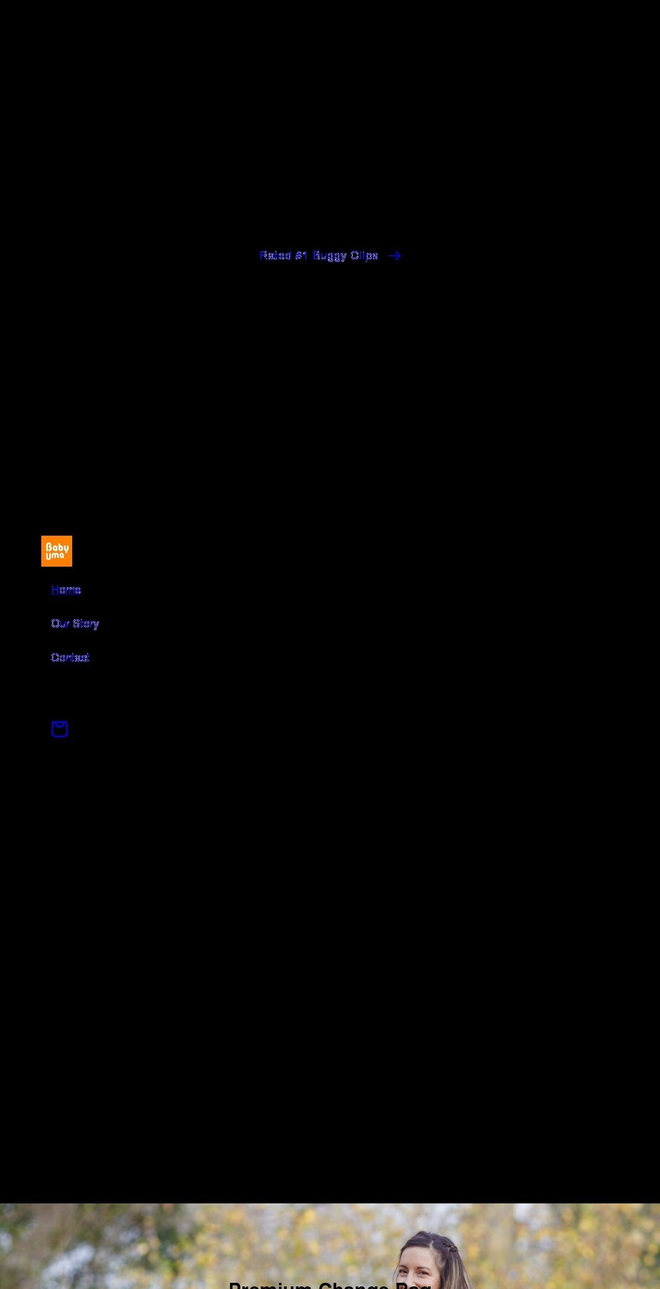 babyuma.com shopify website screenshot