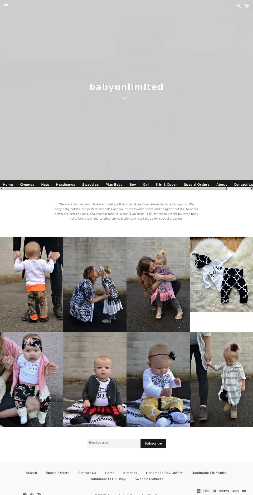 babyunlimitedus.com — Shopify storefront screenshot