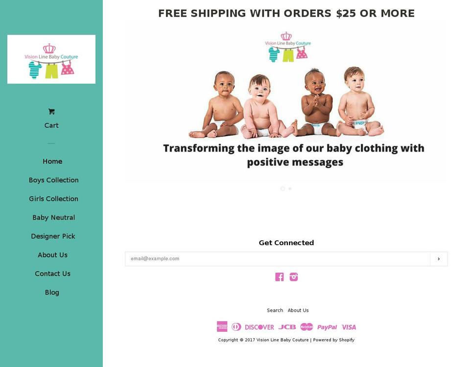 babyvisionline.com shopify website screenshot