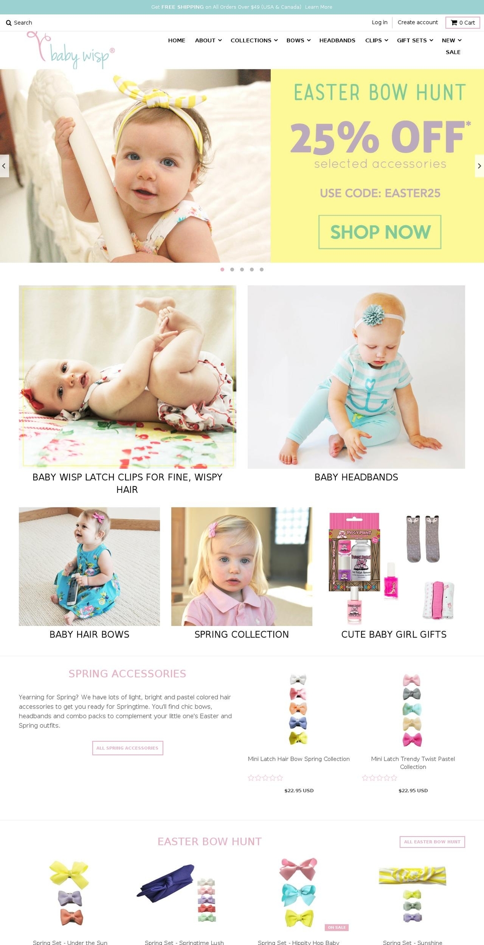 babywisp.com shopify website screenshot