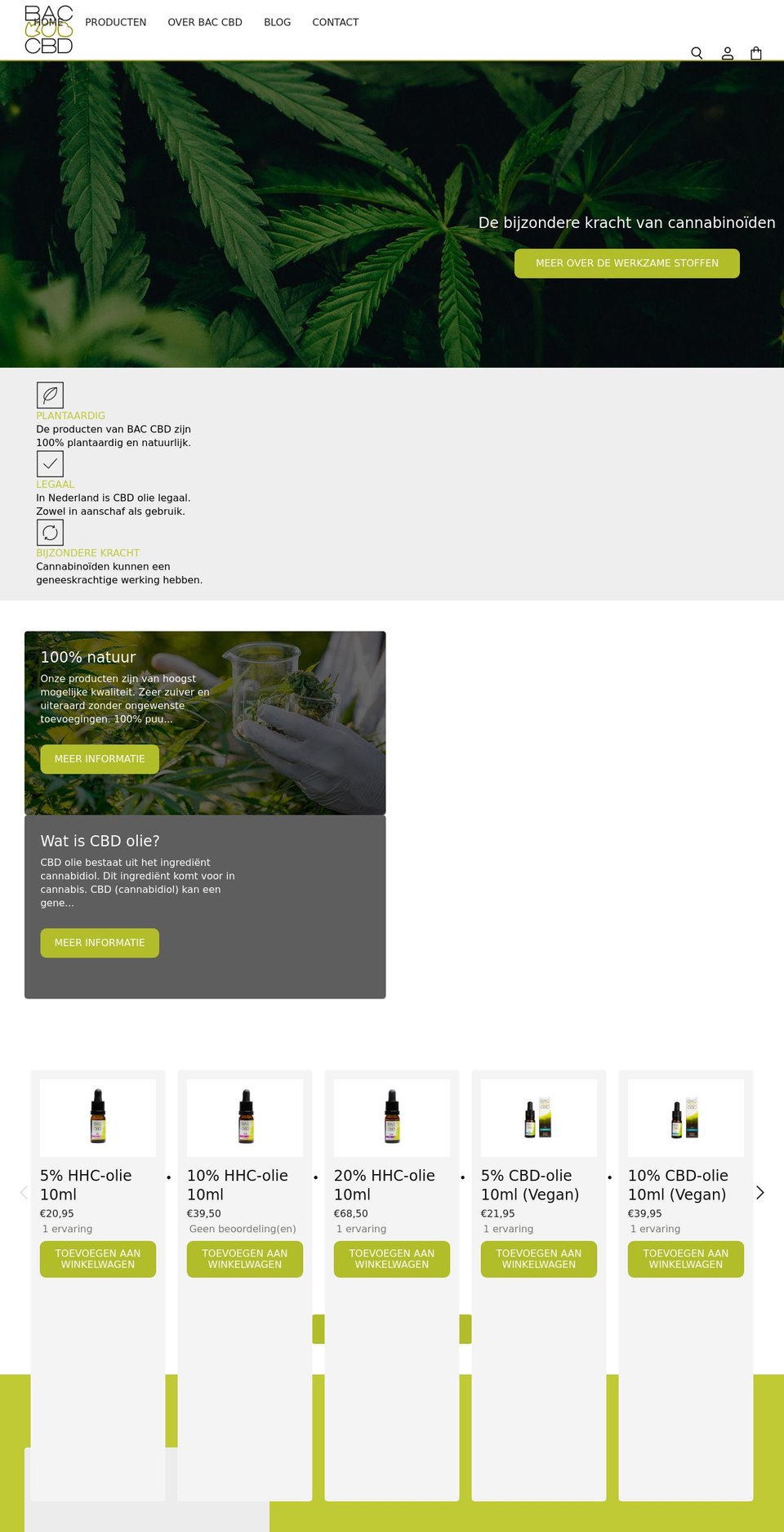 baccbd.nl shopify website screenshot