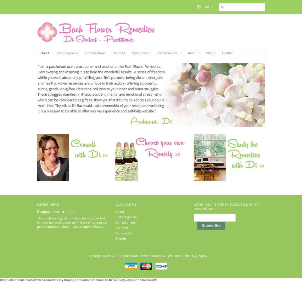bach-flower.com shopify website screenshot