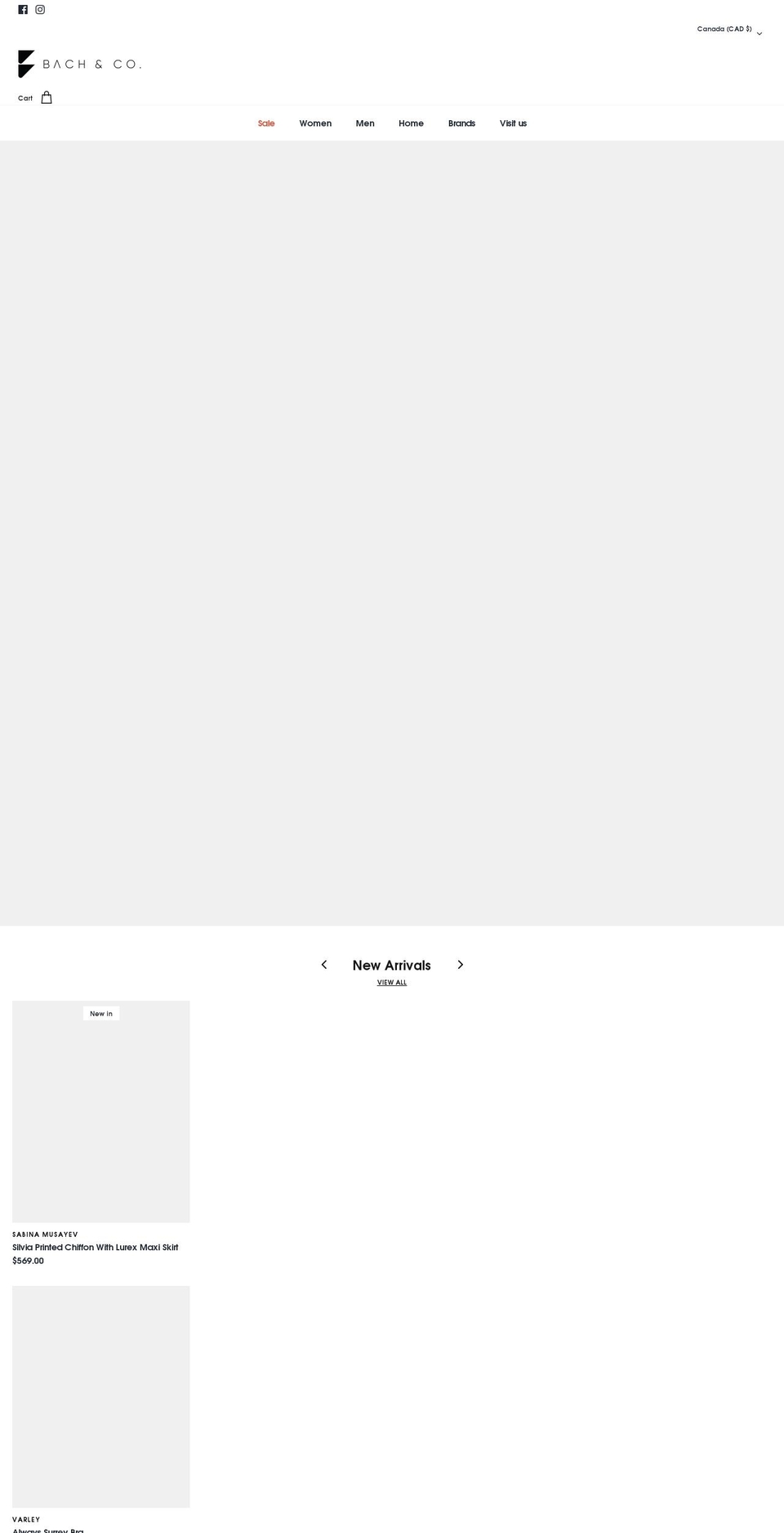 bachandco.ca shopify website screenshot
