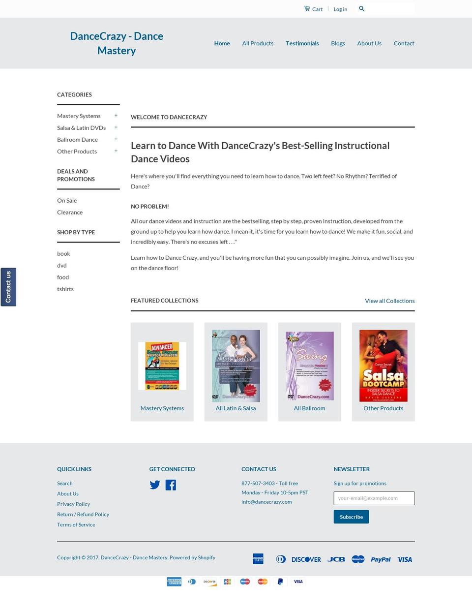 bachatadancemastery.com shopify website screenshot
