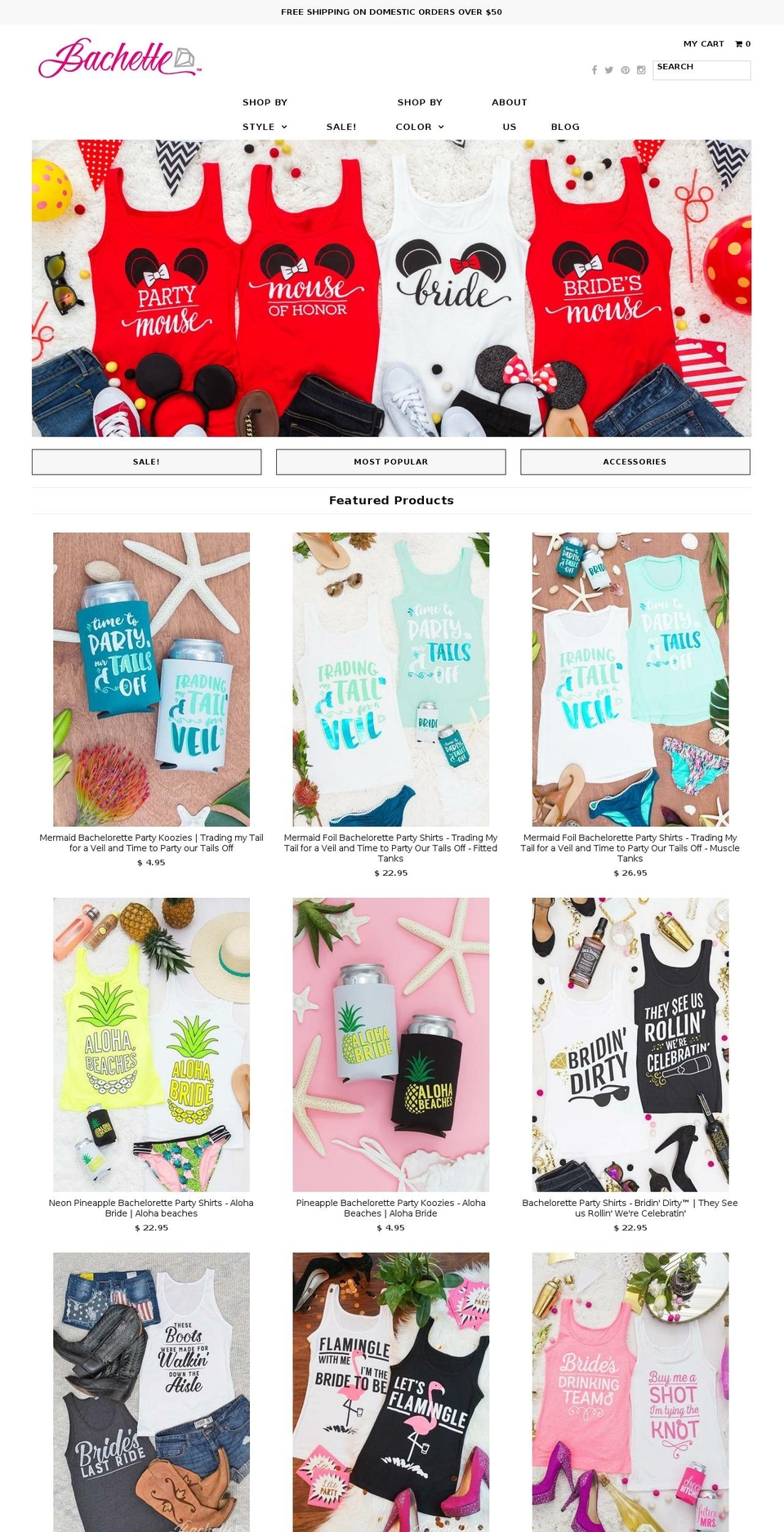 bachette.com shopify website screenshot