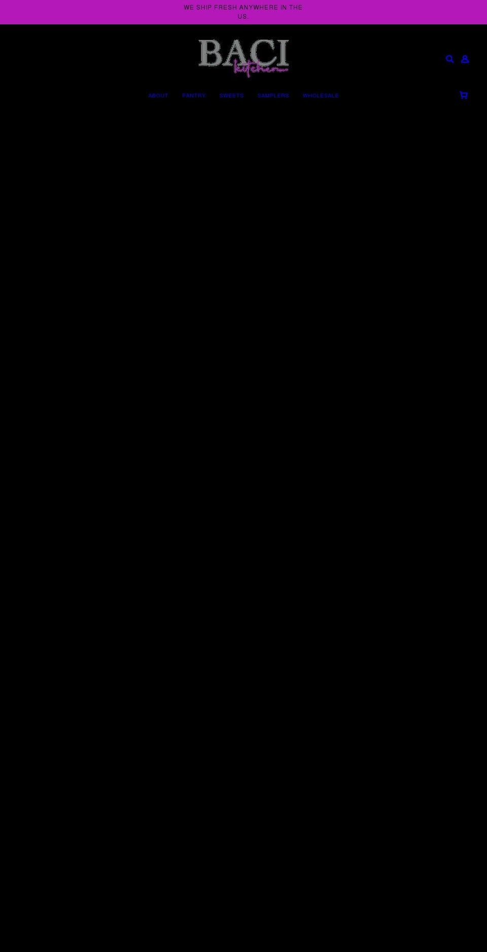 bacikitchen.com shopify website screenshot