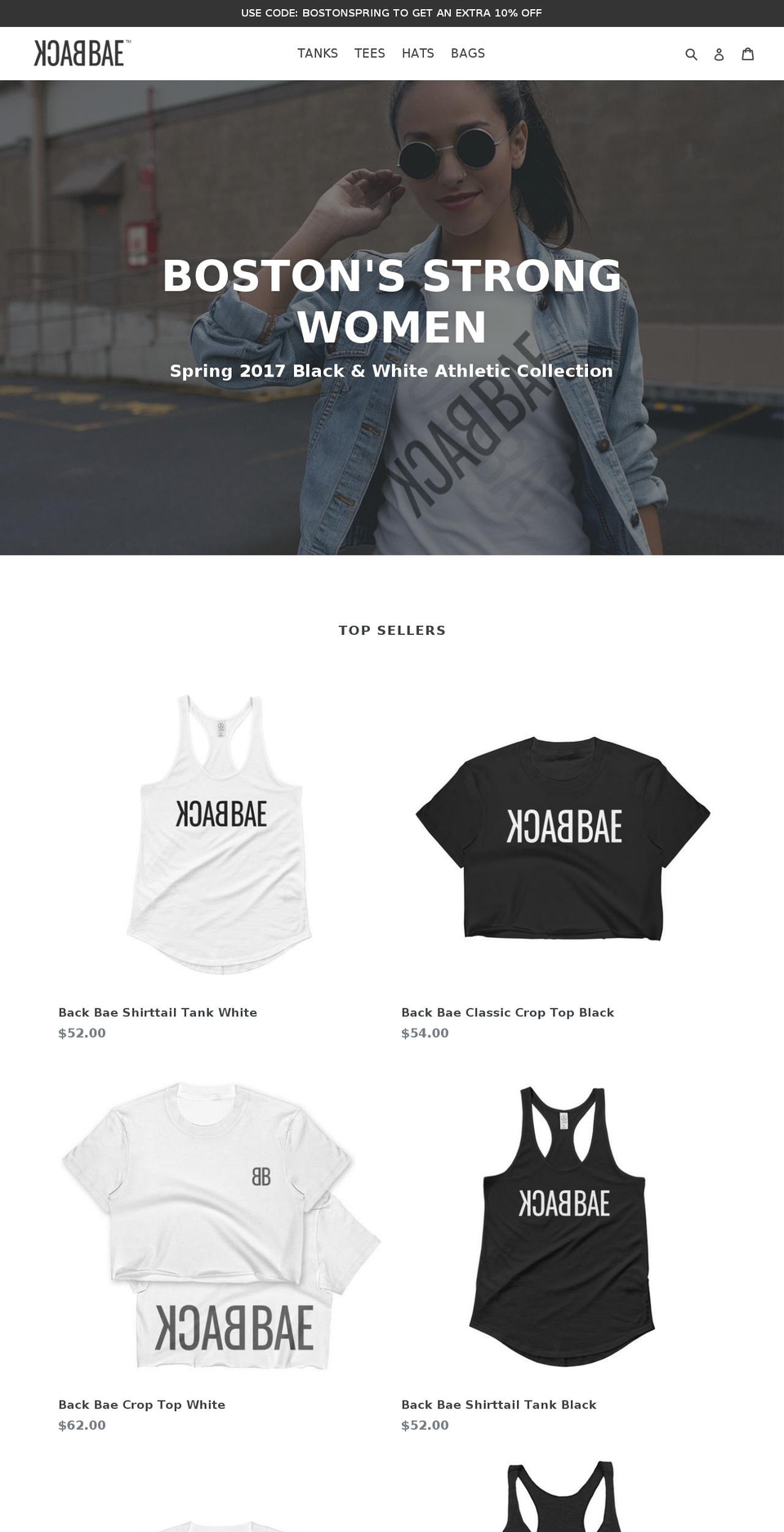 backbae.com shopify website screenshot
