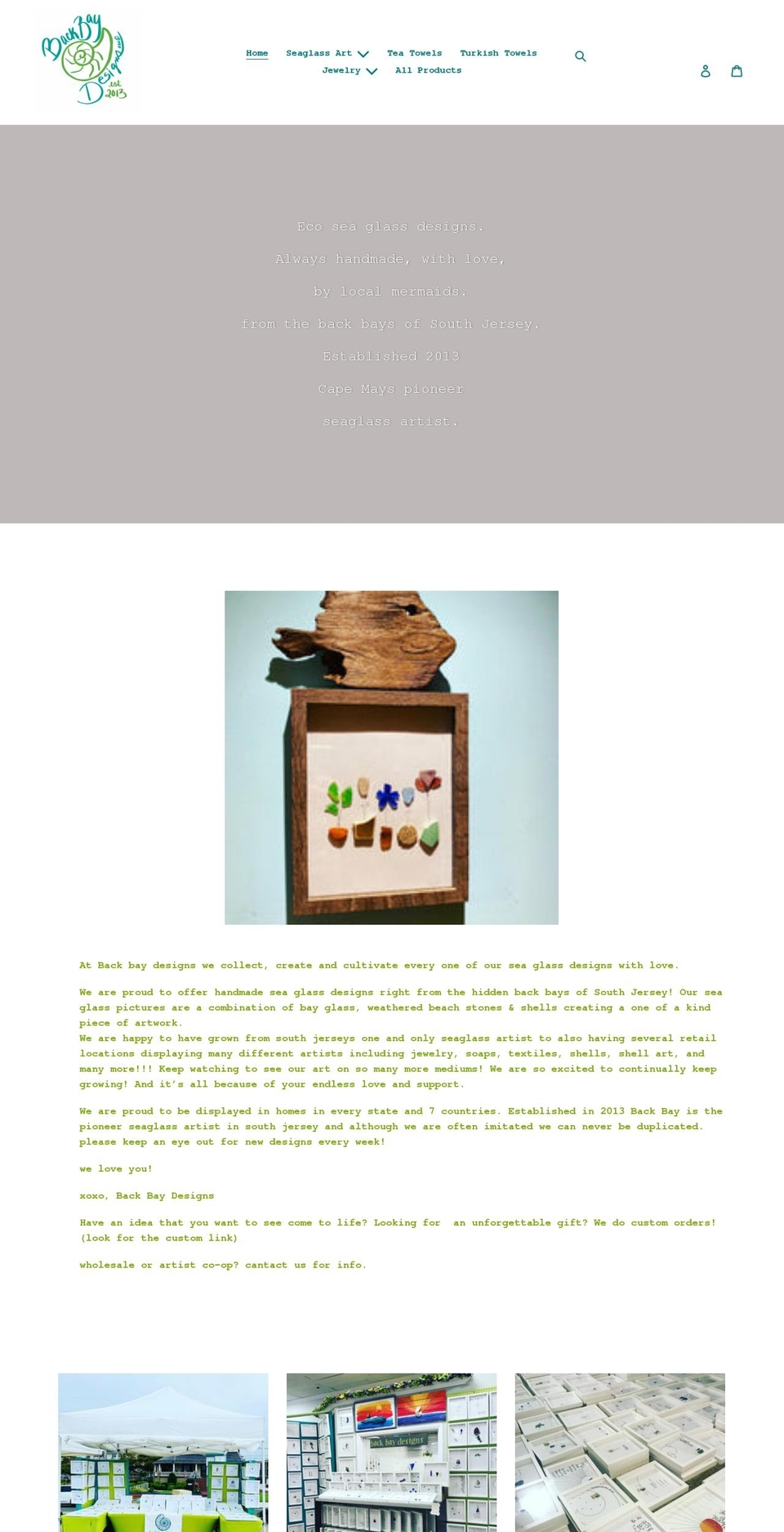 backbaydesignsnewjersey.com shopify website screenshot