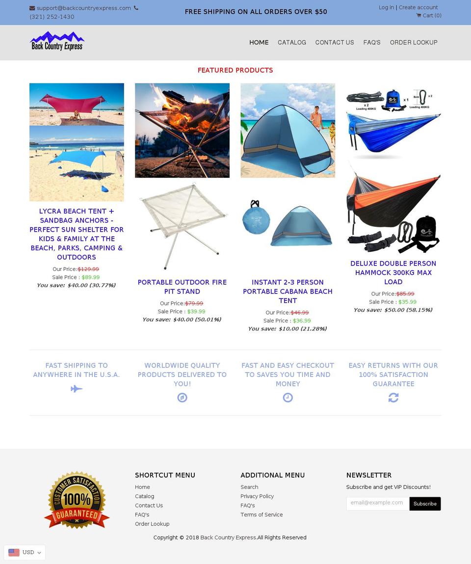 bgs-shopify-theme-v2-2 Shopify theme site example backcountryexpress.com